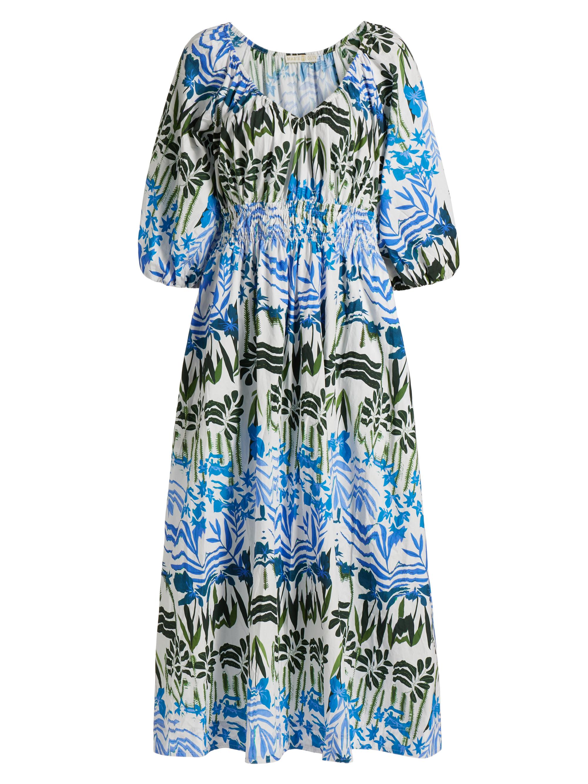 Marie Oliver Women's Ava Printed V-Neck Dress - Monsoon Meadow
