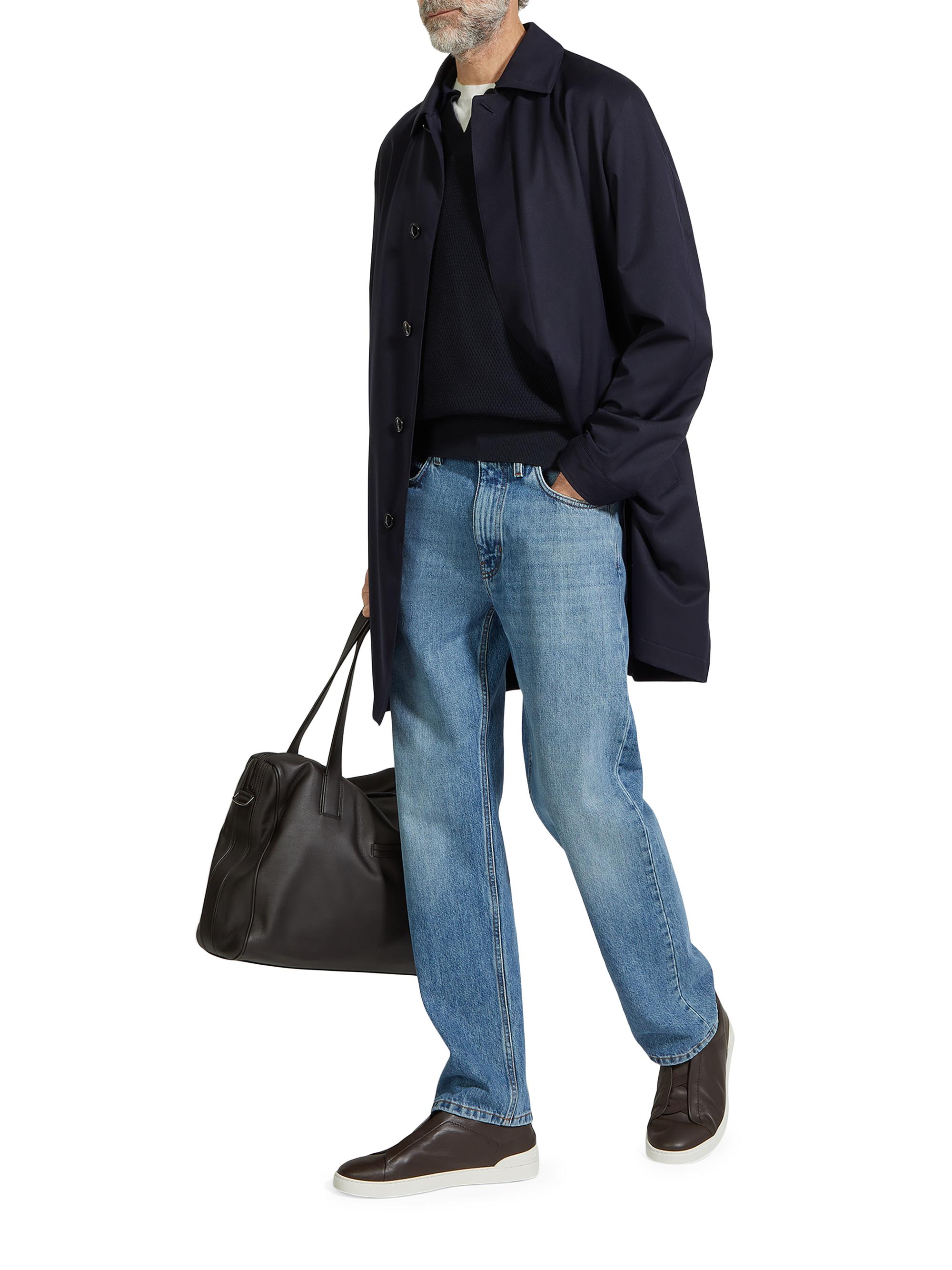 ZEGNA Motorin 300CC Microfiber Rain Coat | Saks Fifth Avenue