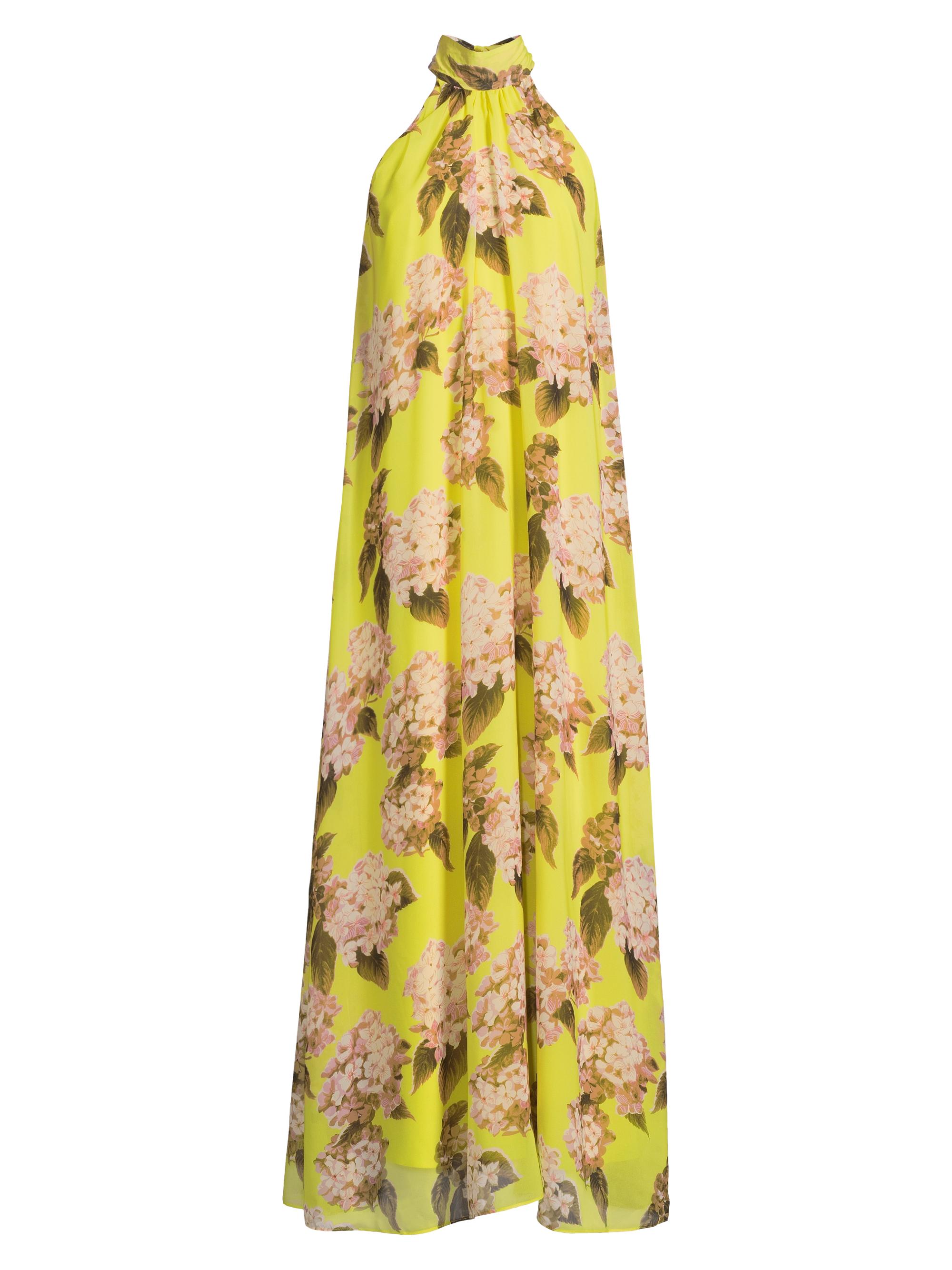 Ungaro Women's Samie Floral Halter Maxi Dress - Chartreuse Multi