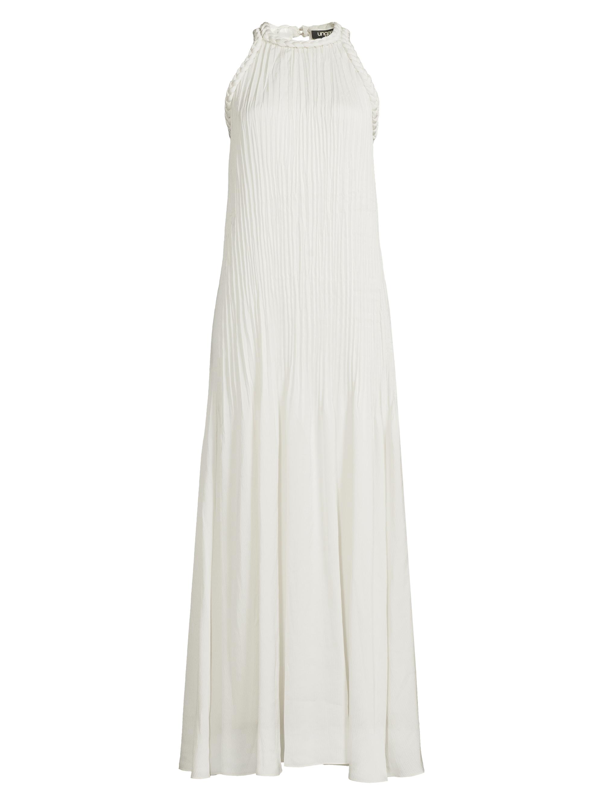 slim fit dress slacks Elyna Slinky Halter Maxi Dress / Navy | Meshki main image 0