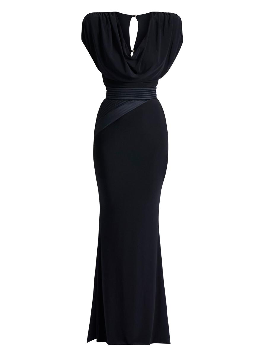 Zhivago Women's Ilium Stretch-jersey Body-con Gown In Black