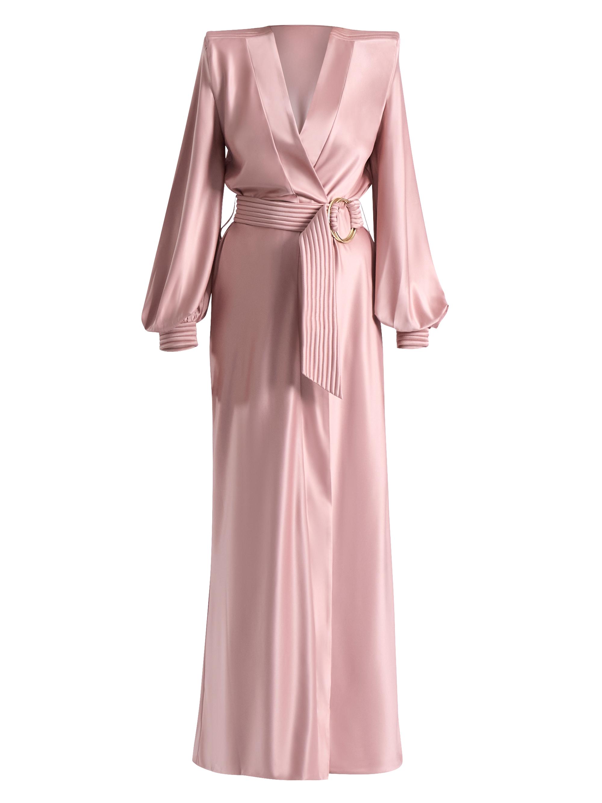 Zhivago Women's Cala Conta Satin Robe Gown - Beige