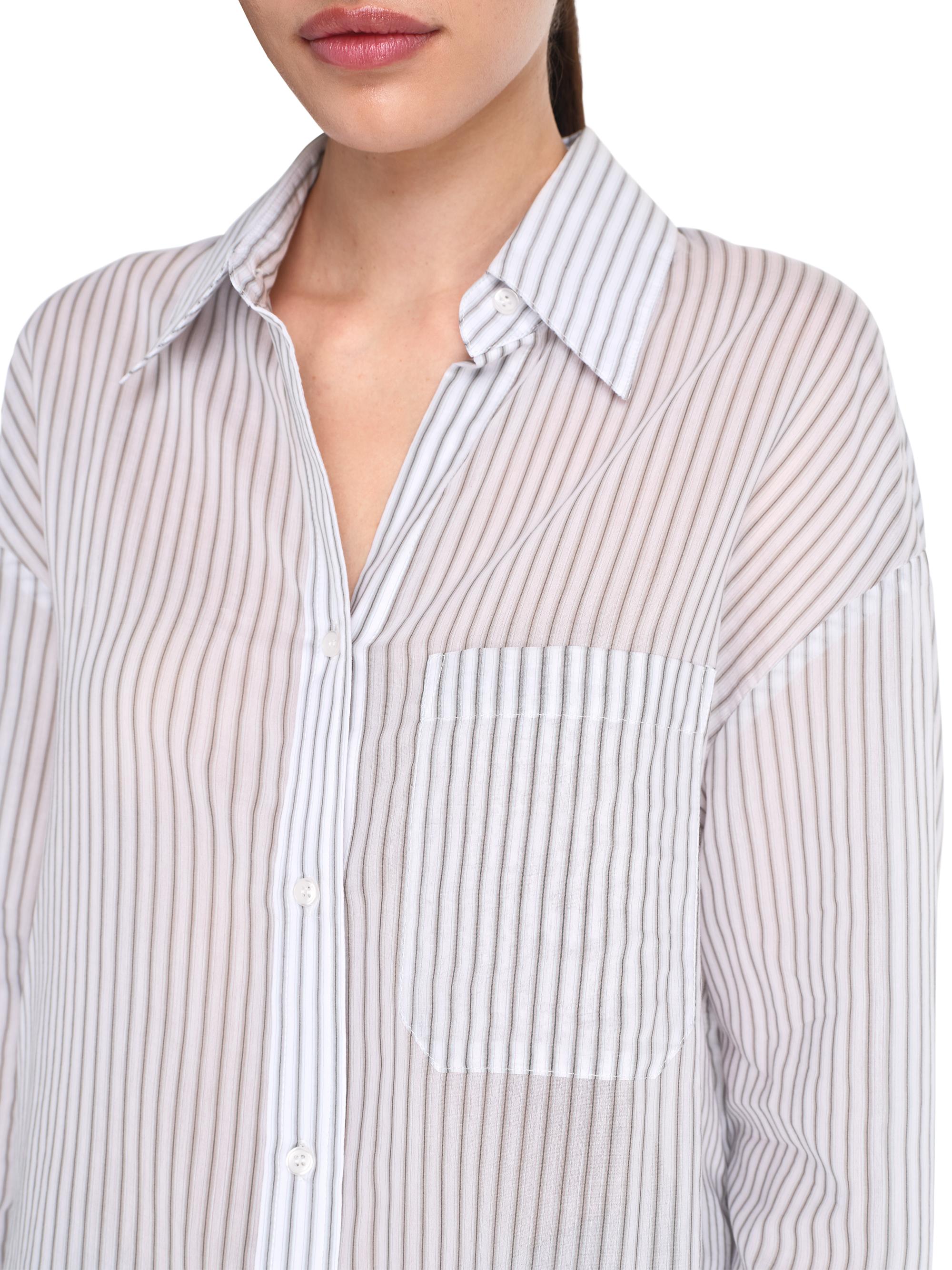 Big Joe Stripe Cotton-Silk Shirt