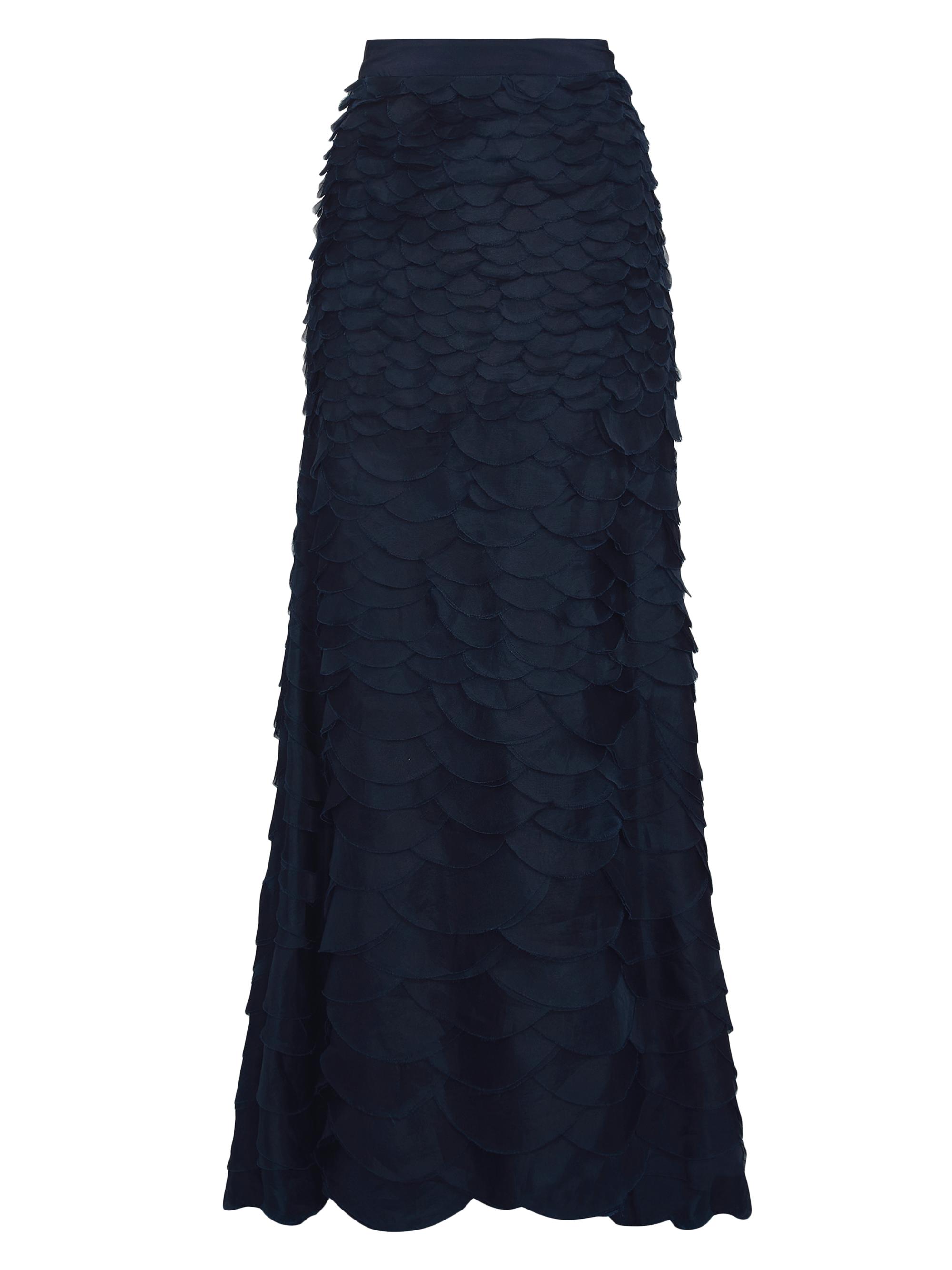 TWP Women's Everlasting Love Silk Maxi Skirt - Midnight