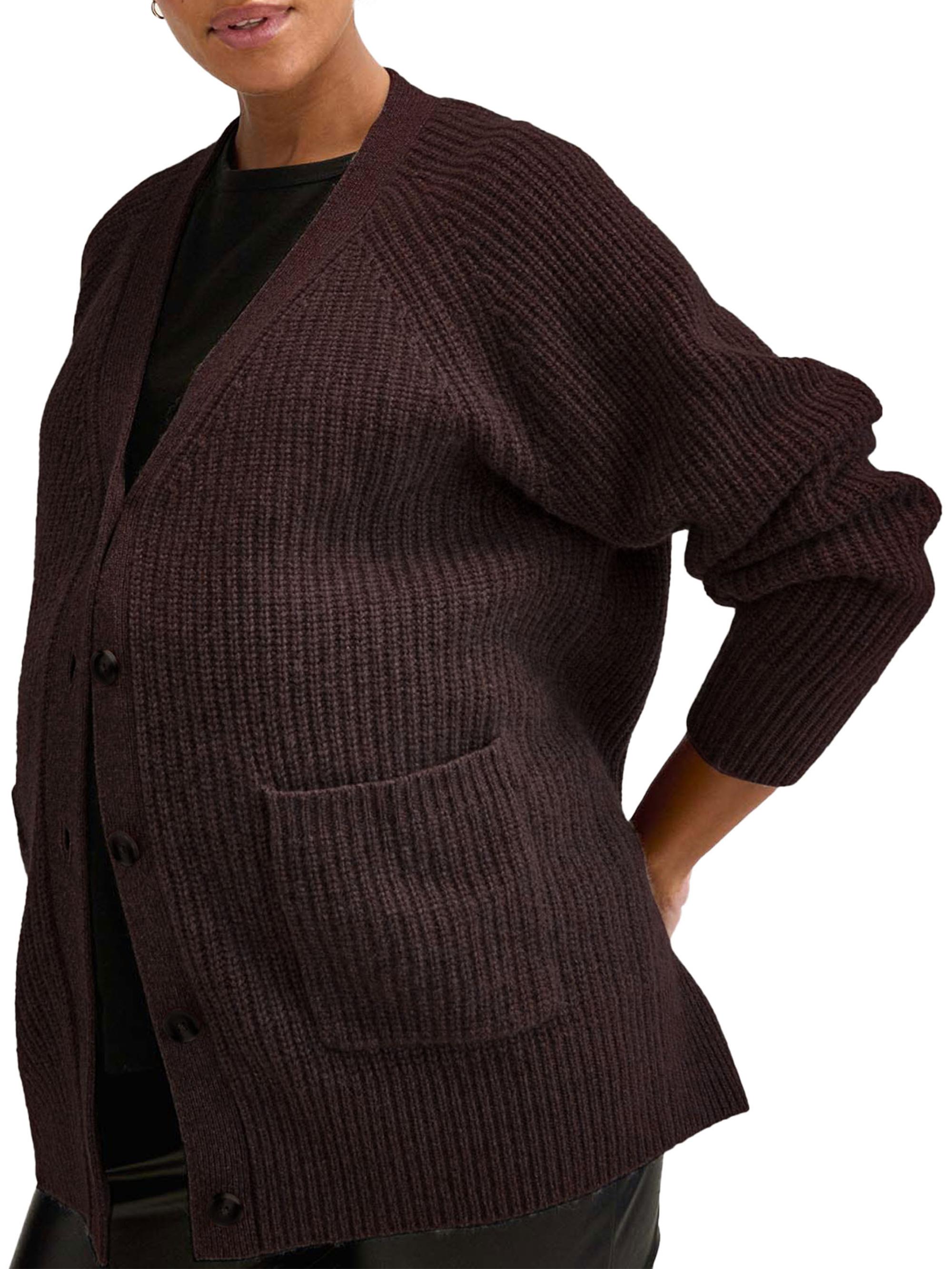 Hatch Women's The Maternity Cashmere Marlow Cardigan - Espresso