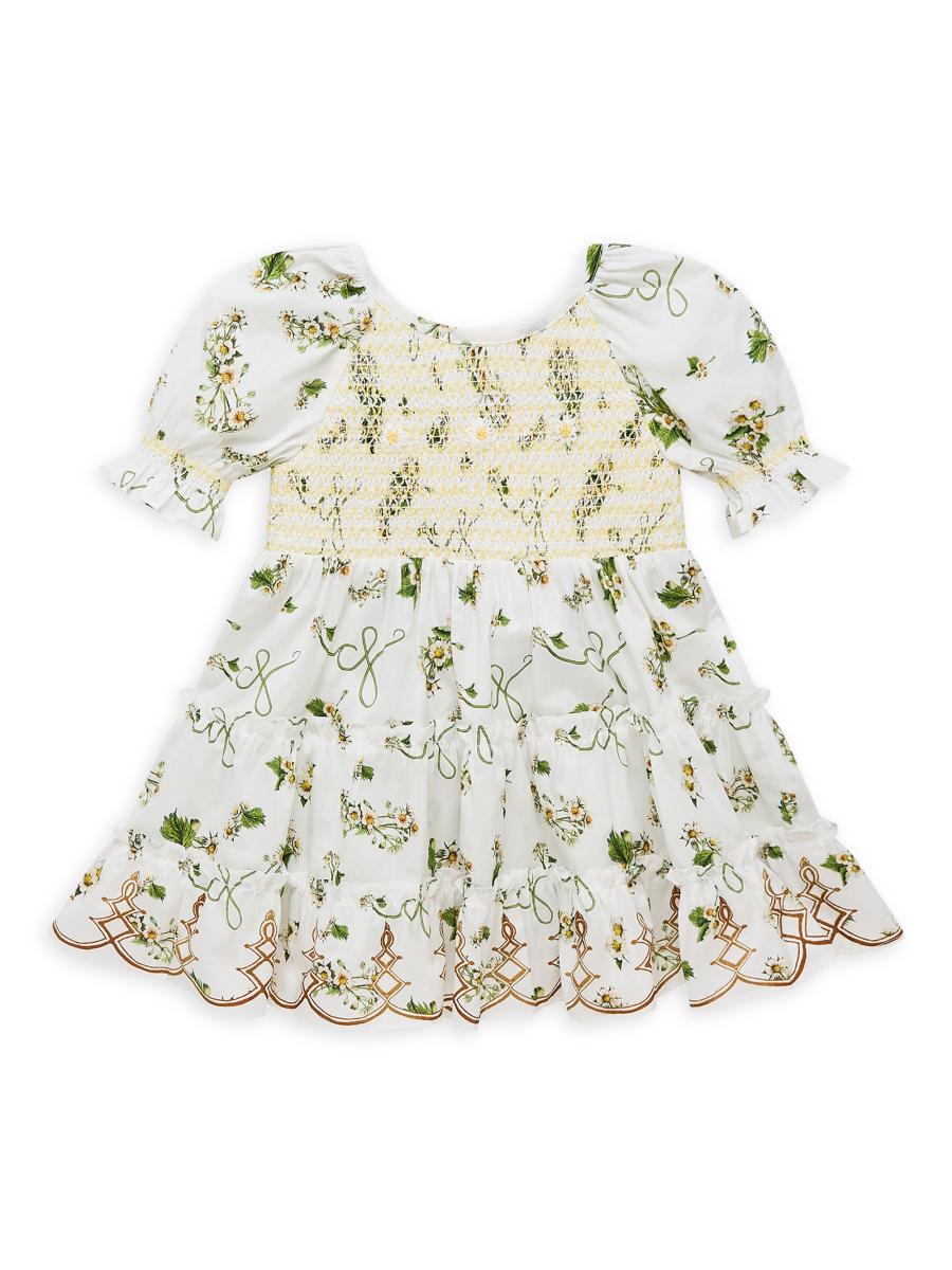 【Angelnumber555】Daisy puff dress デイジー パフ ワンピース Camilla Baby Girl's Daisy Chains Tiered Puff Dress | Saks
