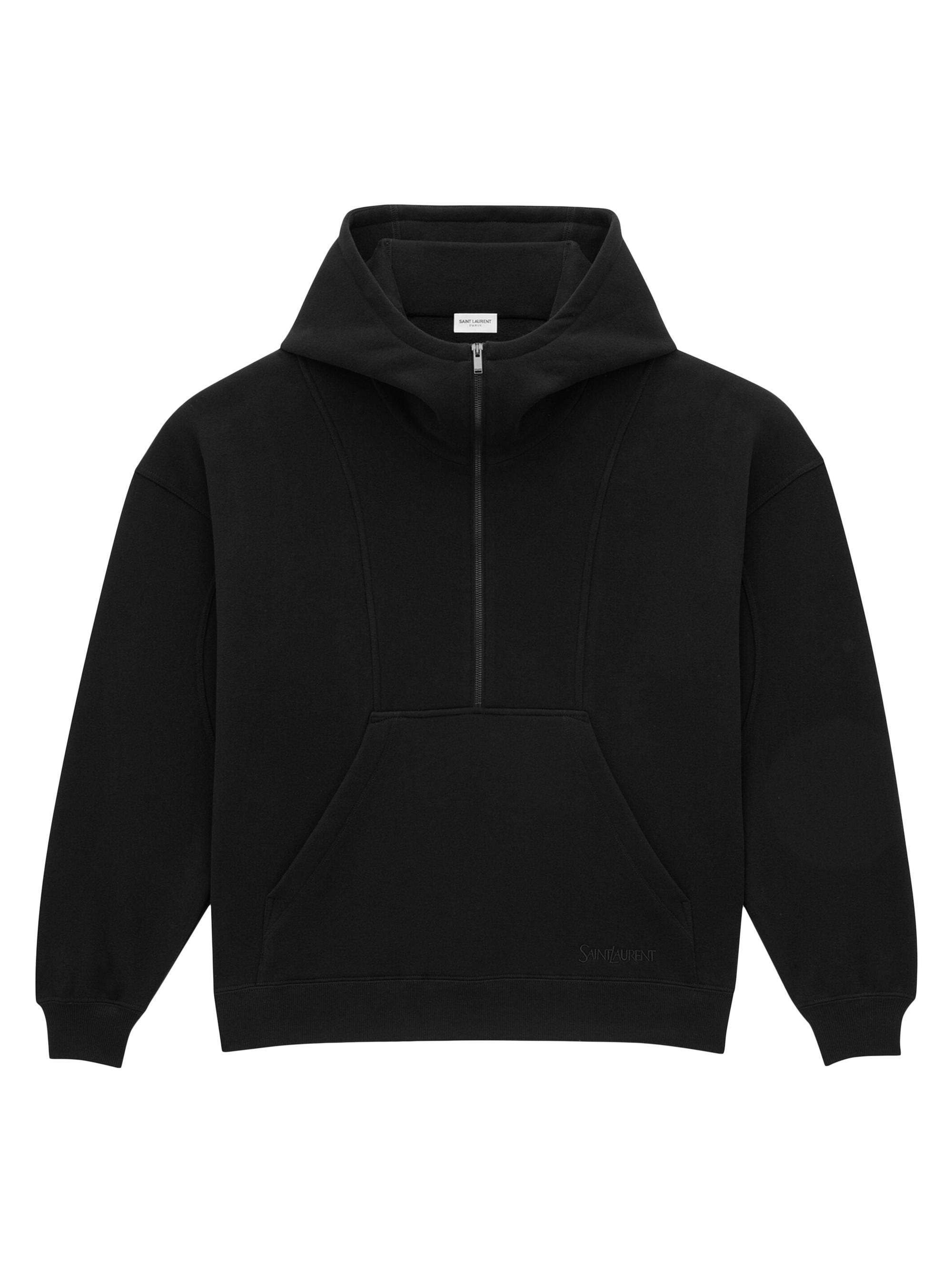NE⁢VER ST⁢ILL フラ⁢ップバ⁢ックパ⁢ックラ⁢ージ Saint Laurent Half-Zip Sweatshirt | Saks Fifth Avenue