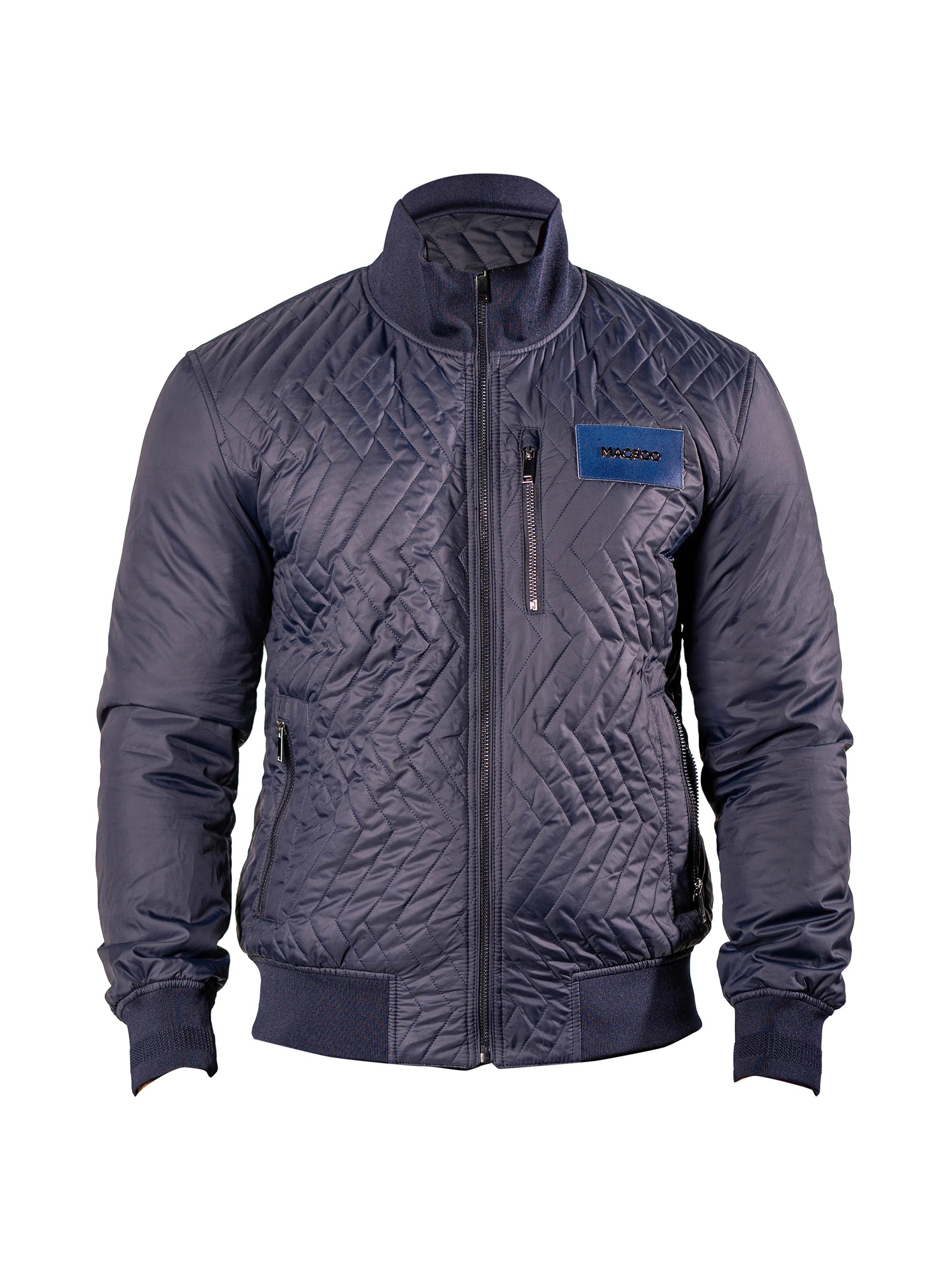 Maceoo Men's Bomber Jacket - Blue