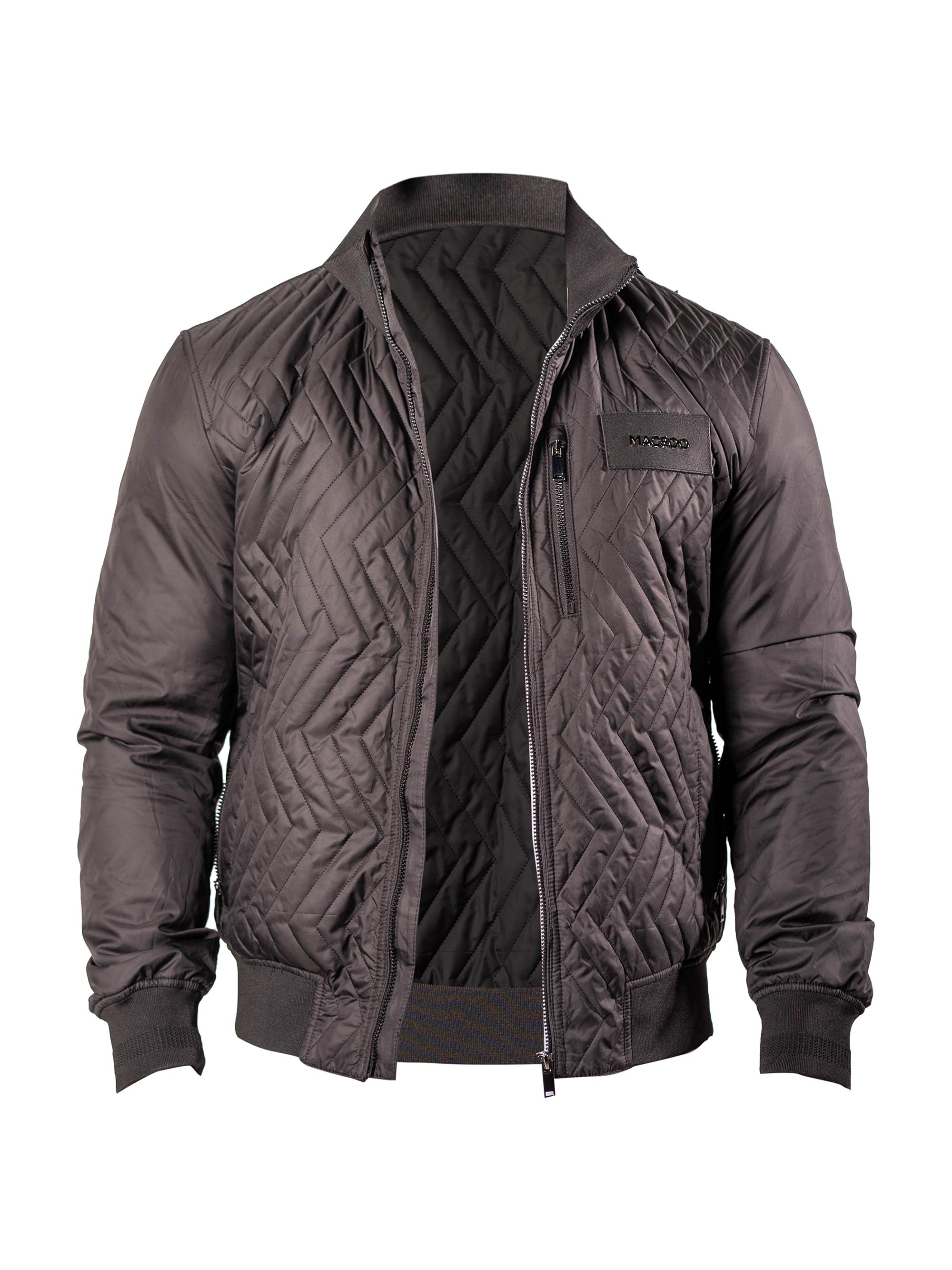 Maceoo Men's Bomber Jacket - Black