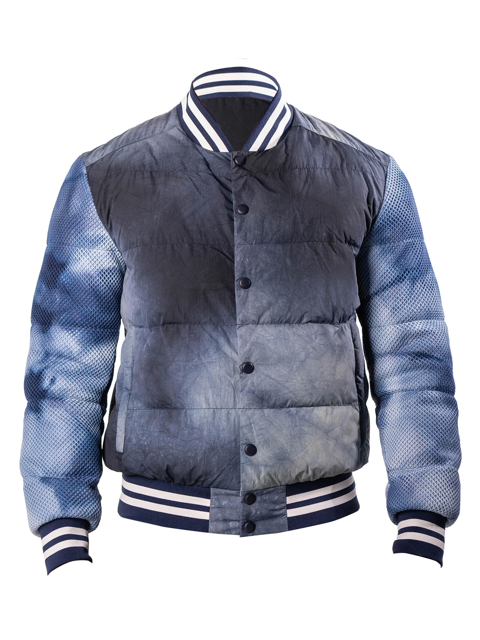 Maceoo Men's Bomber Jacket - Blue