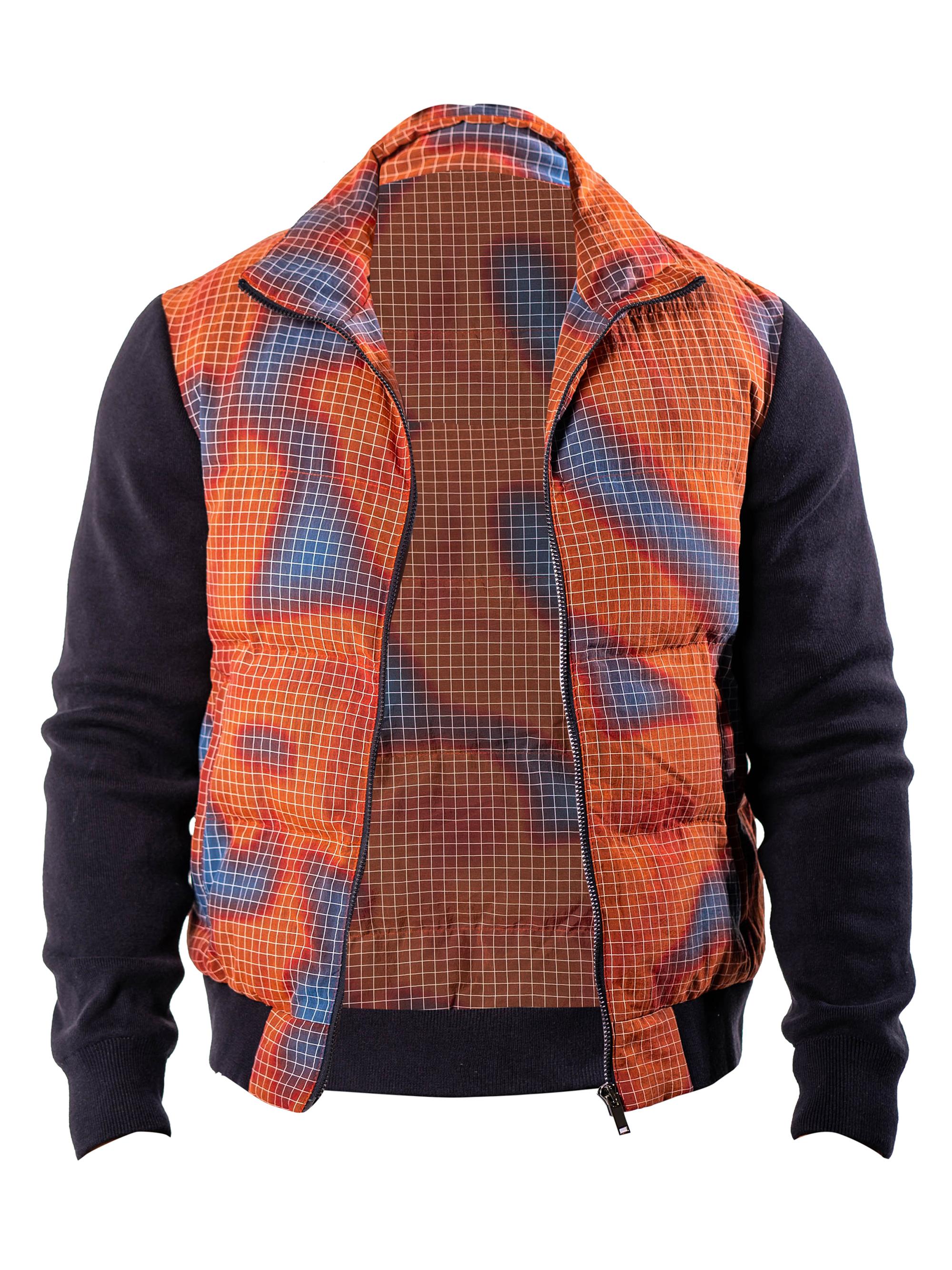 Maceoo Men's Bomber Jacket - Orange