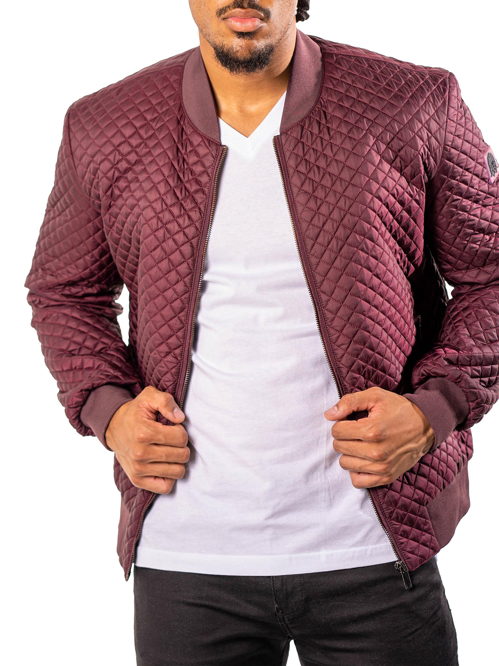 Maceoo Men's Bomber Jacket - Purple