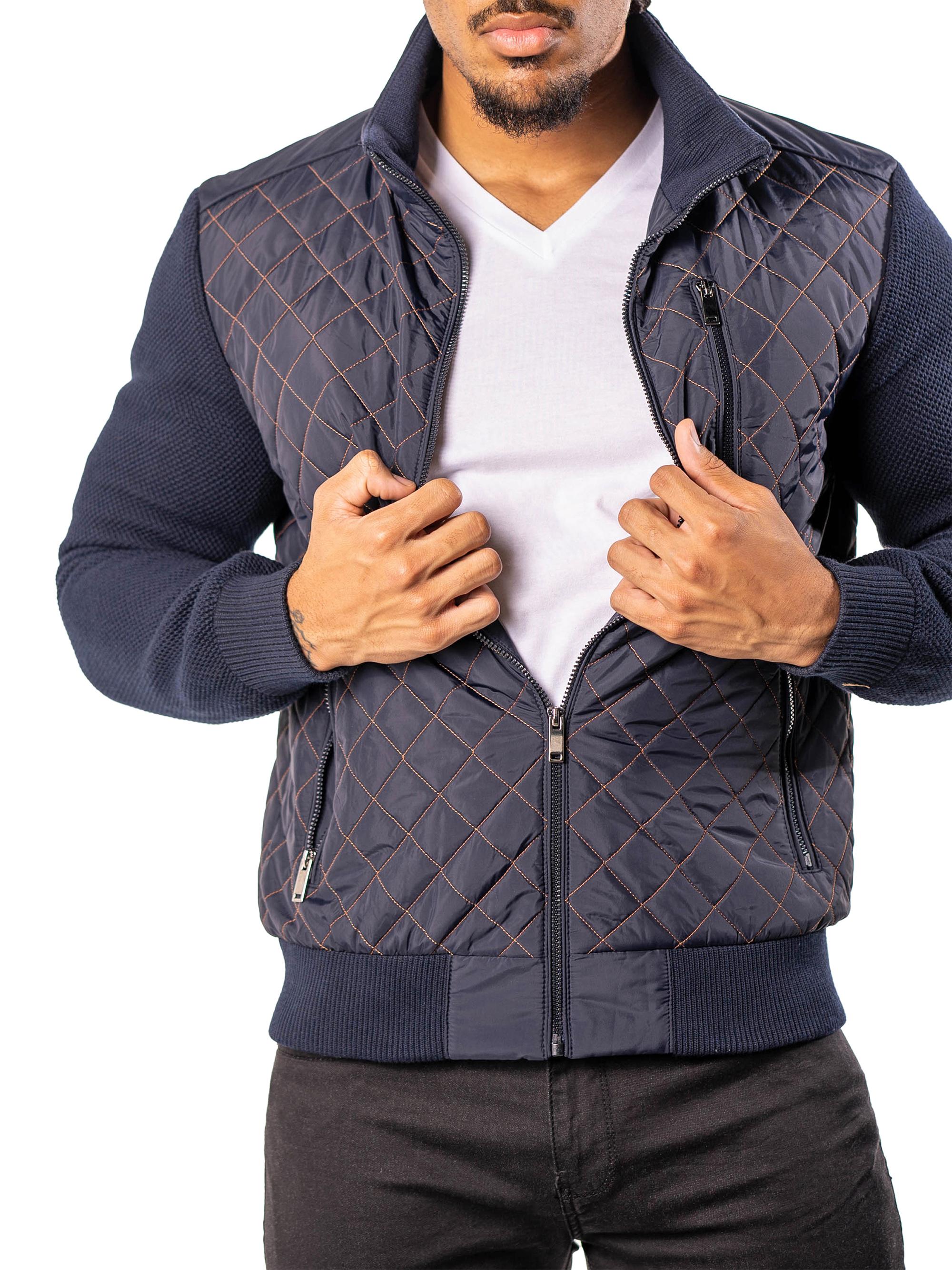 Maceoo Men's Bomber Jacket - Blue