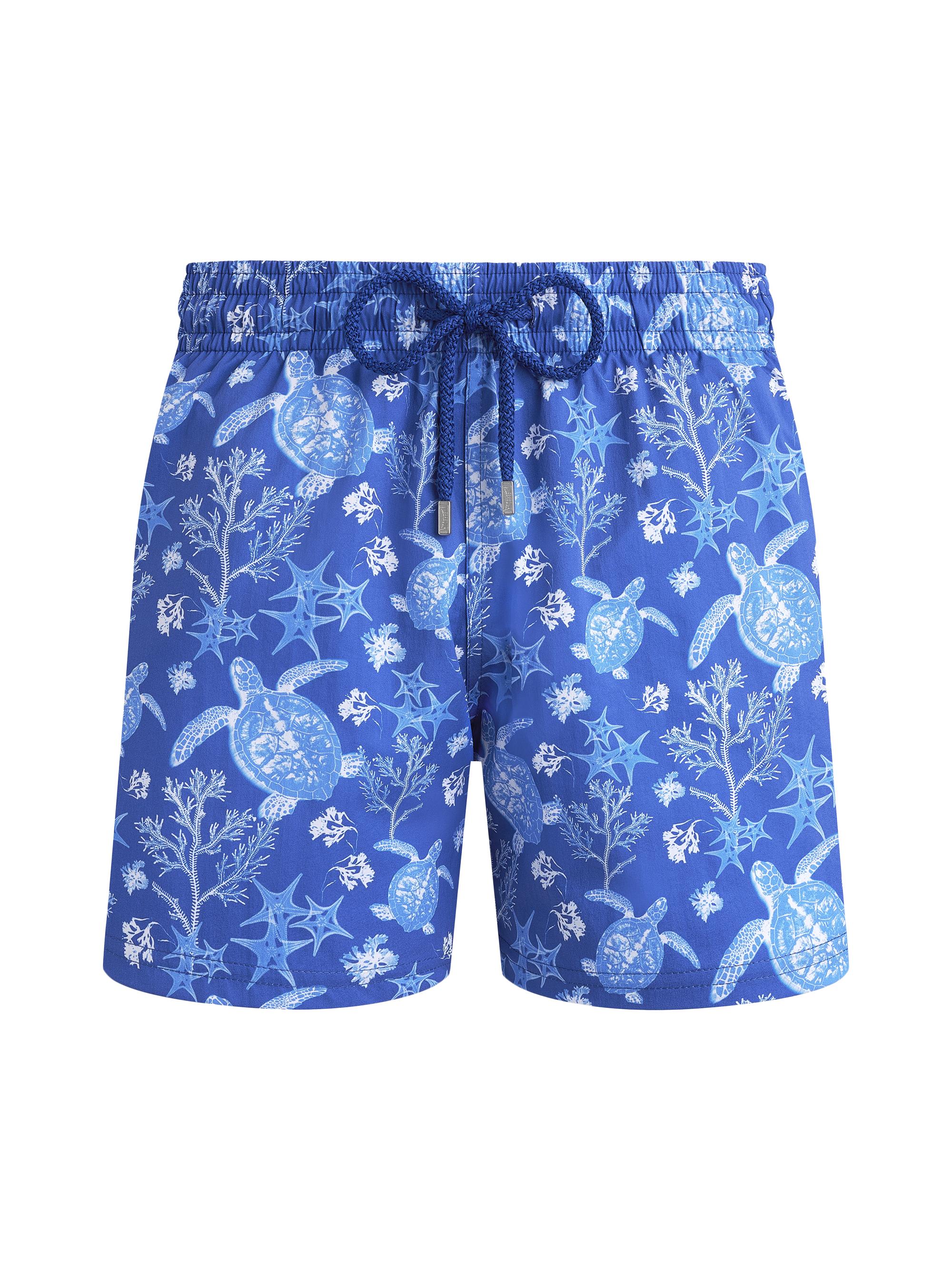 Vilebrequin Men's X-Ray Turtles Stretch Swim Trunks - Marrakech
