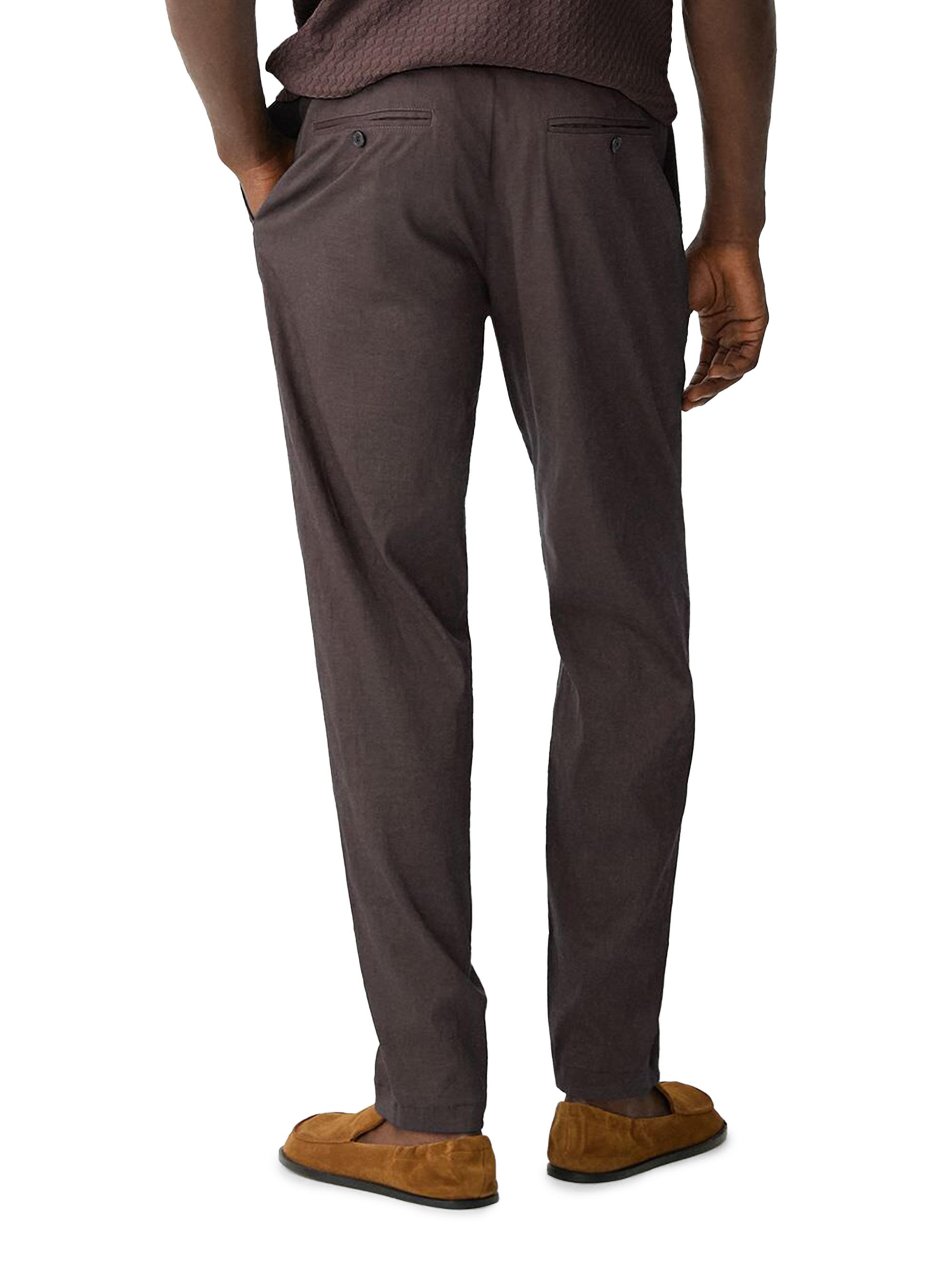 Theory Curtis Stretch-Linen Pants | Saks Fifth Avenue