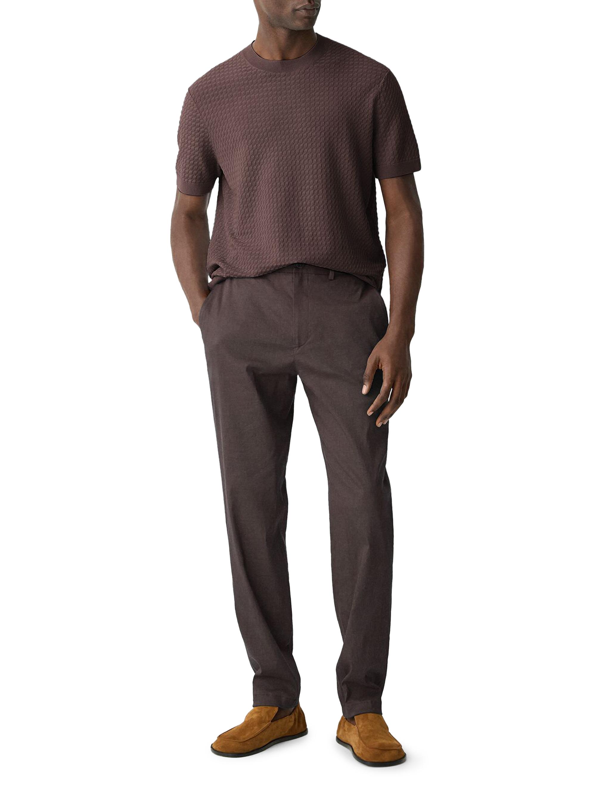 Theory Curtis Stretch-Linen Pants | Saks Fifth Avenue