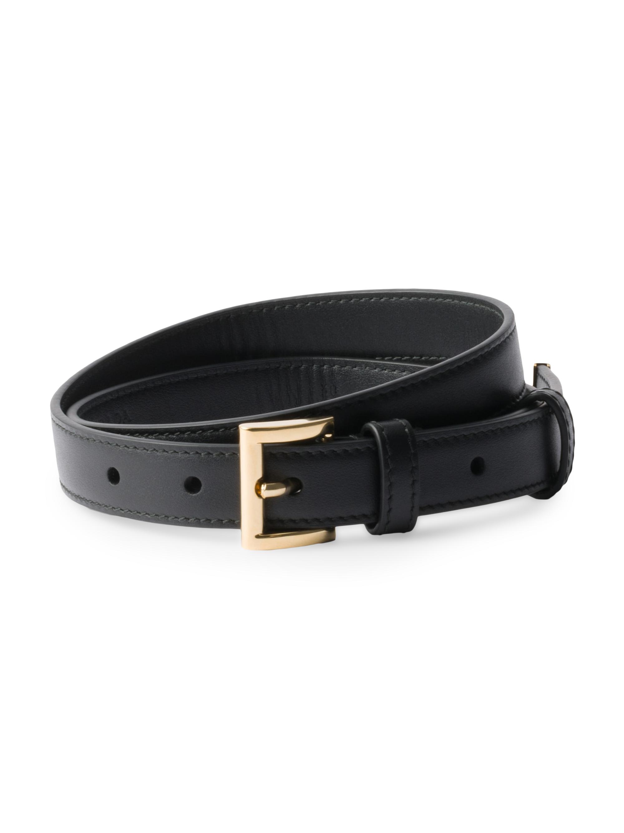 Prada Saffiano Leather Belt | Saks Fifth Avenue