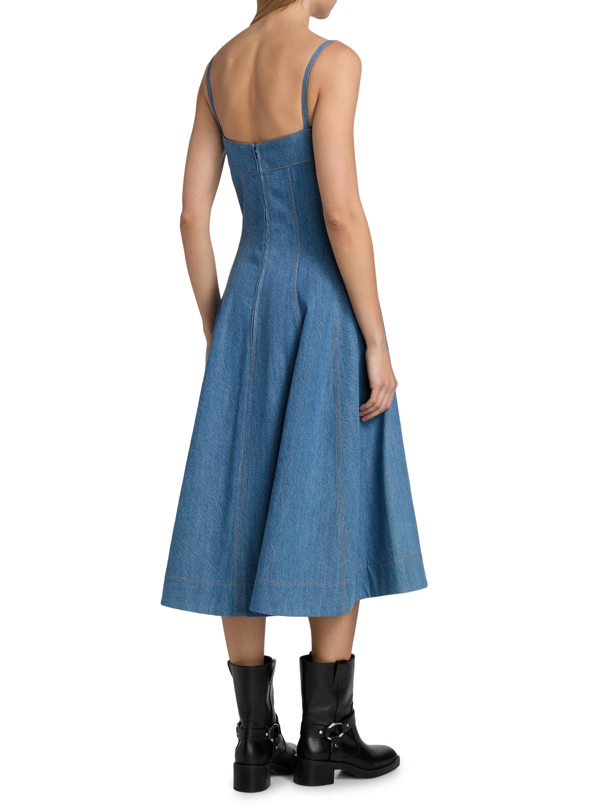 knee length dresses for ladies Petal and Pup Pippa Long Sleeve Midi Dress main image 0