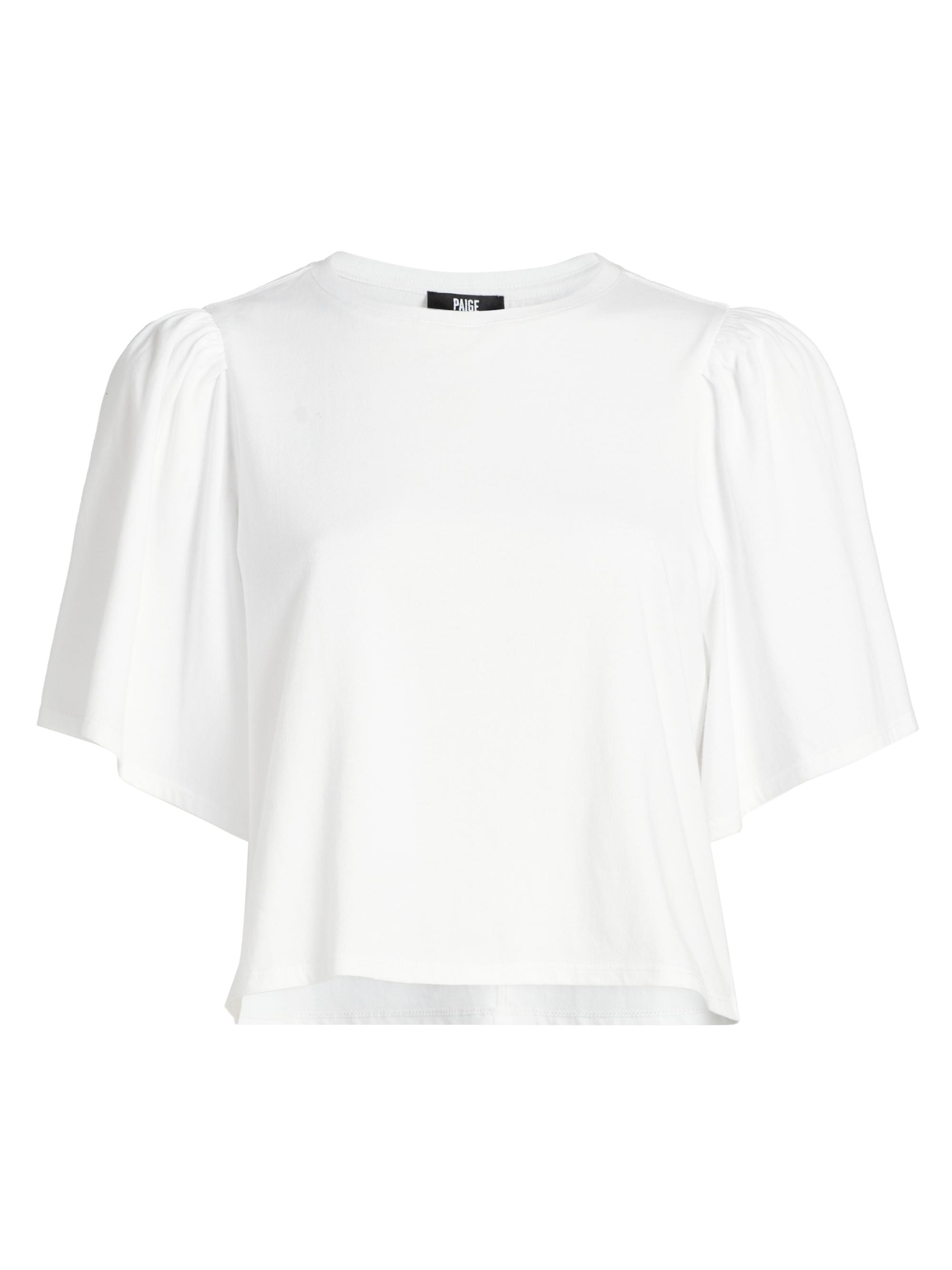 Paige Women's Sigrid Cotton T-Shirt - White