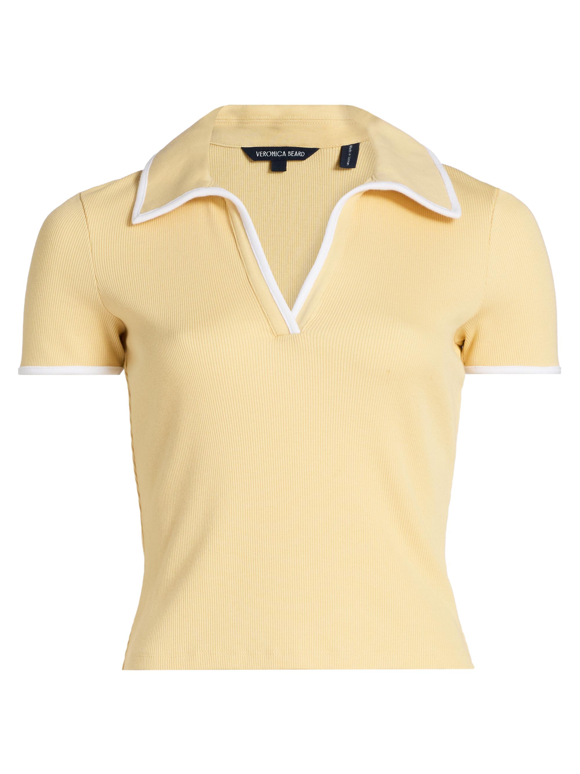 Veronica Beard Women's Kearney Stretch Cotton T-Shirt - Chamomile