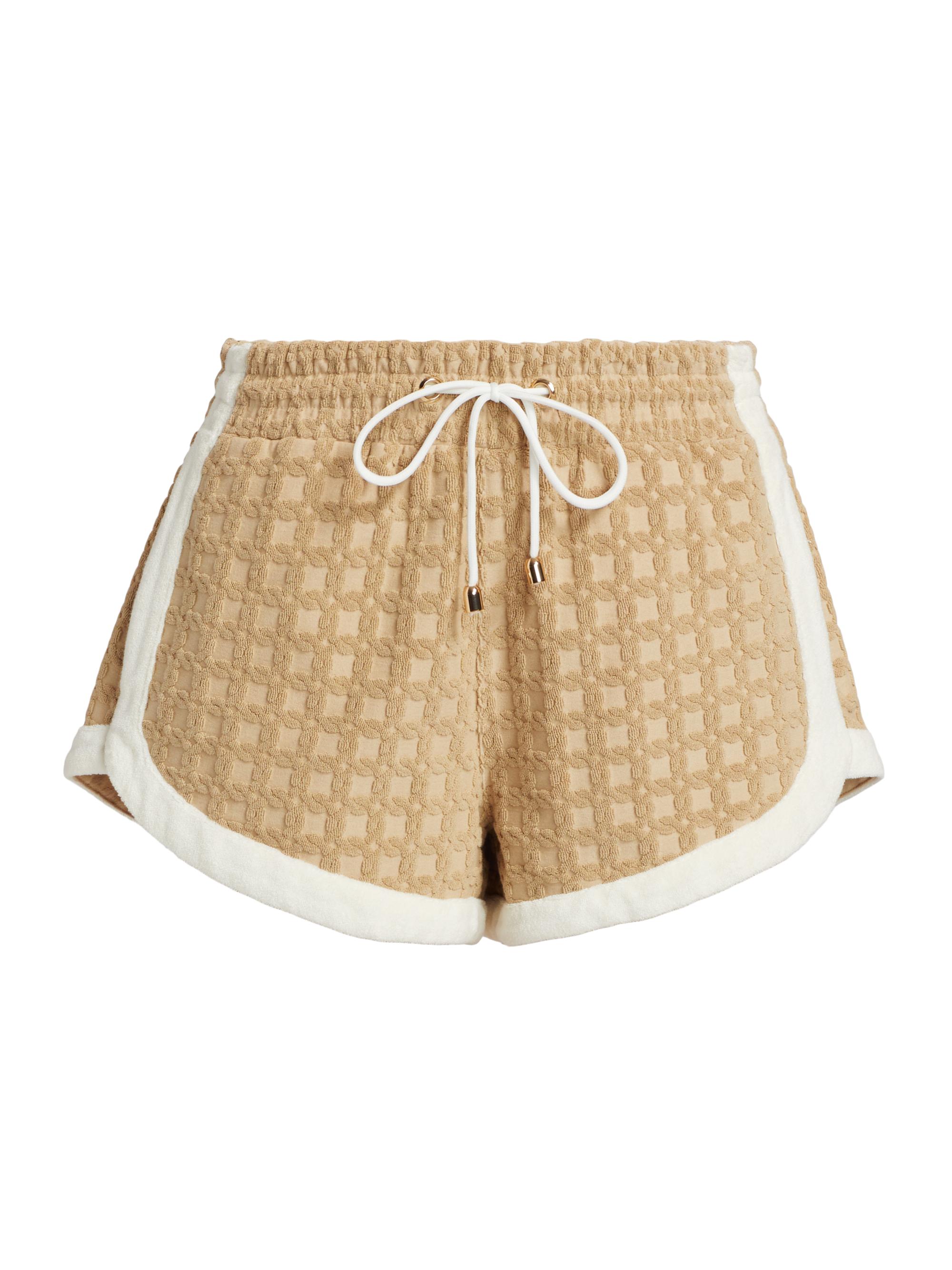 Veronica Beard Women's Mulberry Drawstring Shorts - Stone Khaki