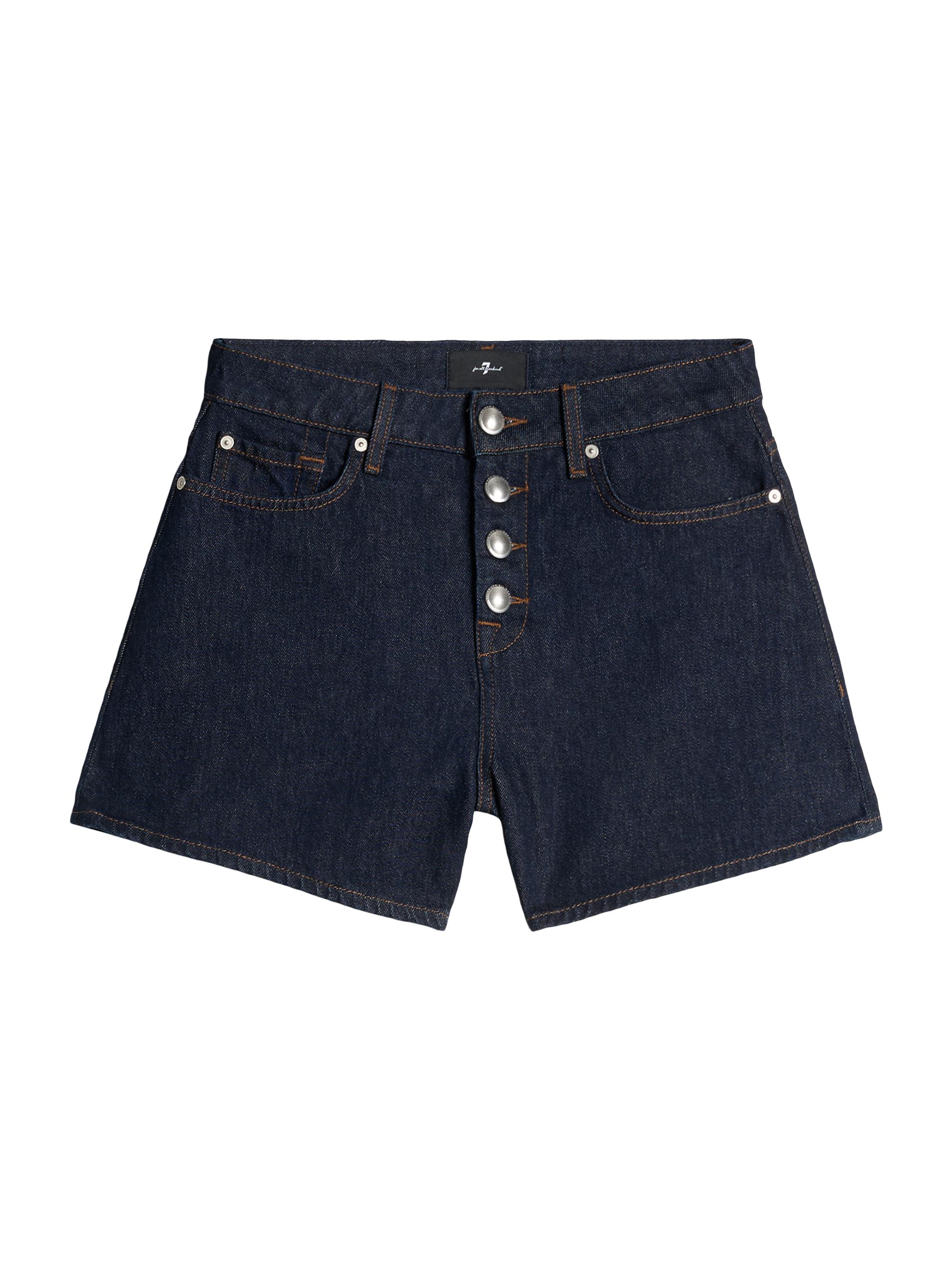 7 For All Mankind Tailored Slouch Denim Shorts | Saks Fifth