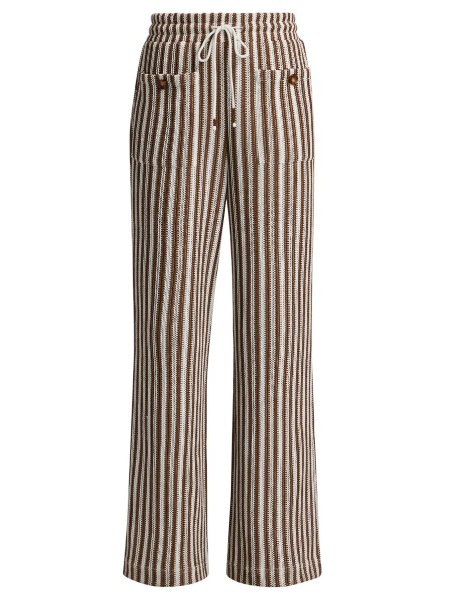 Veronica Beard Zosia Striped Drawstring Pants | Saks Fifth