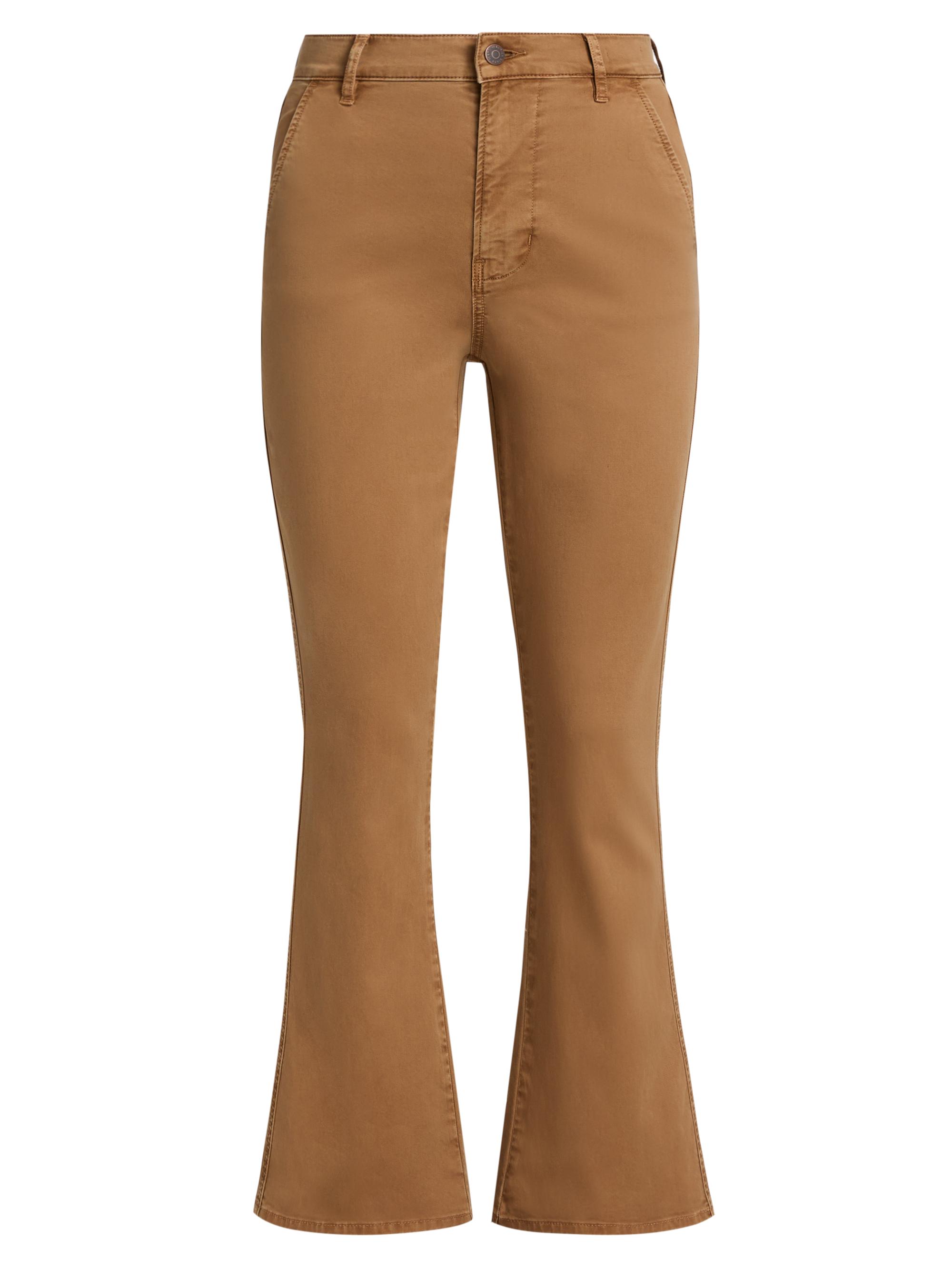 Veronica Beard Women's Carson High-Rise Flared Ankle Pants - Acorn