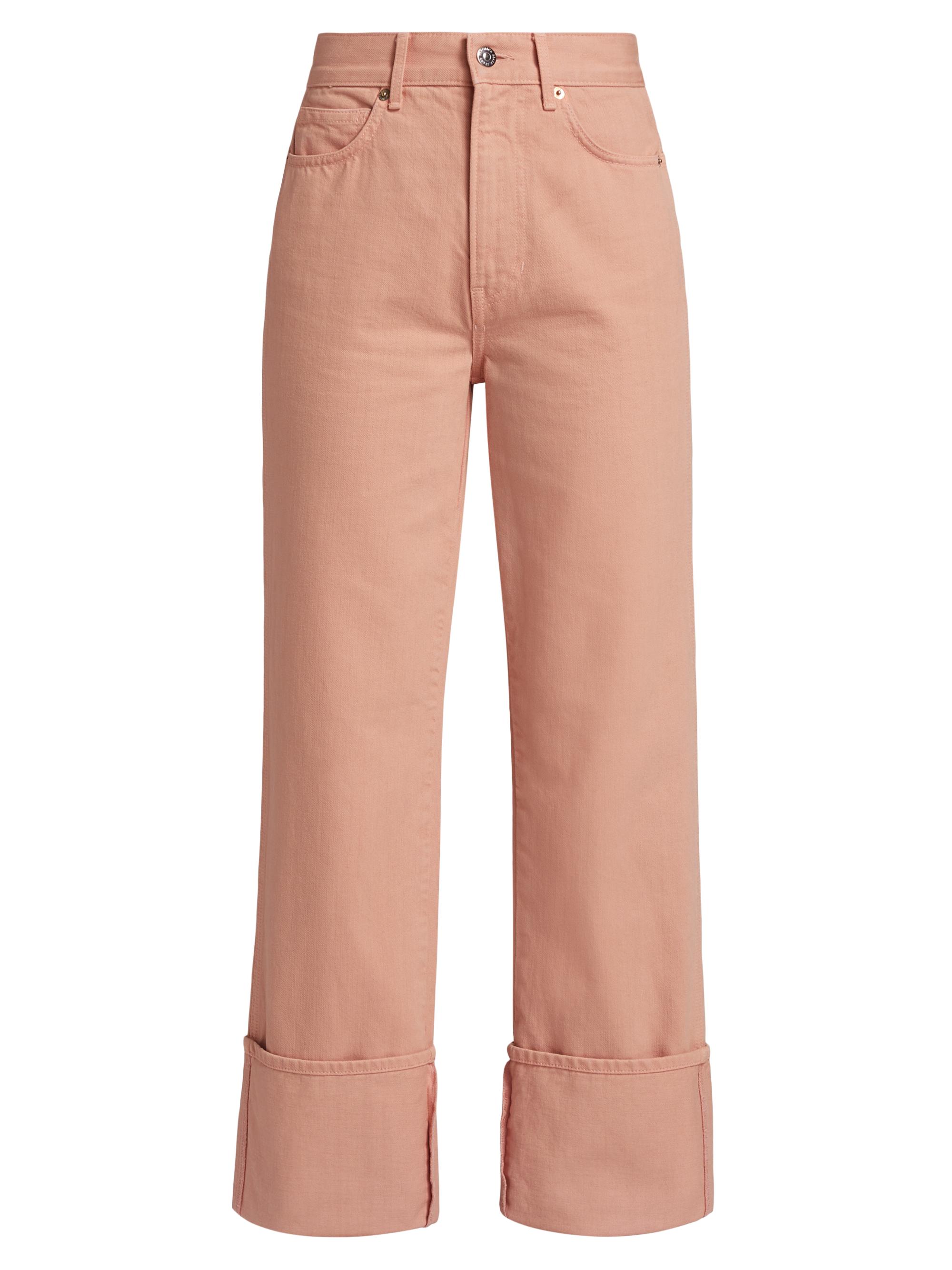 Veronica Beard Women's Dylan High-Rise Straight-Leg Ankle Jeans - Pink Blossom