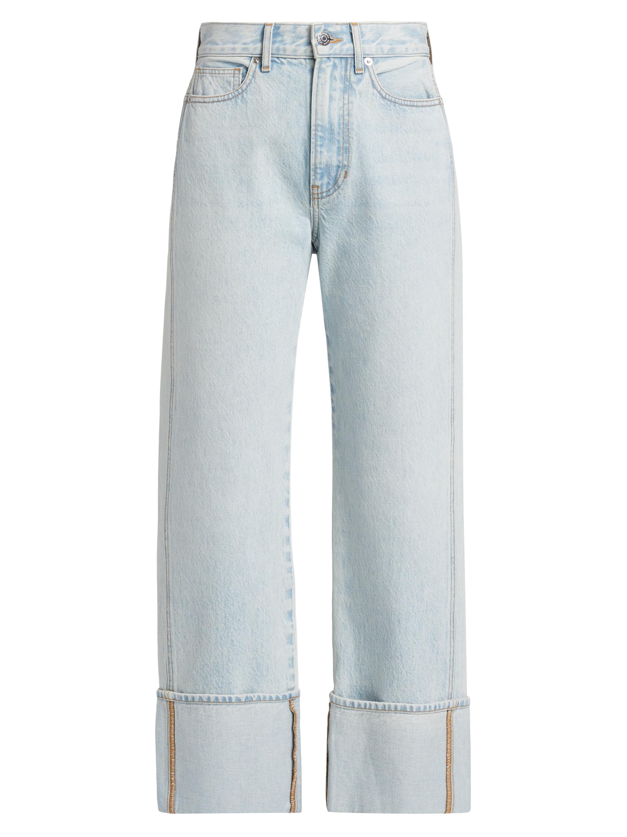 Veronica Beard Women's Dylan High-Rise Straight Ankle Jeans - Pale Stone