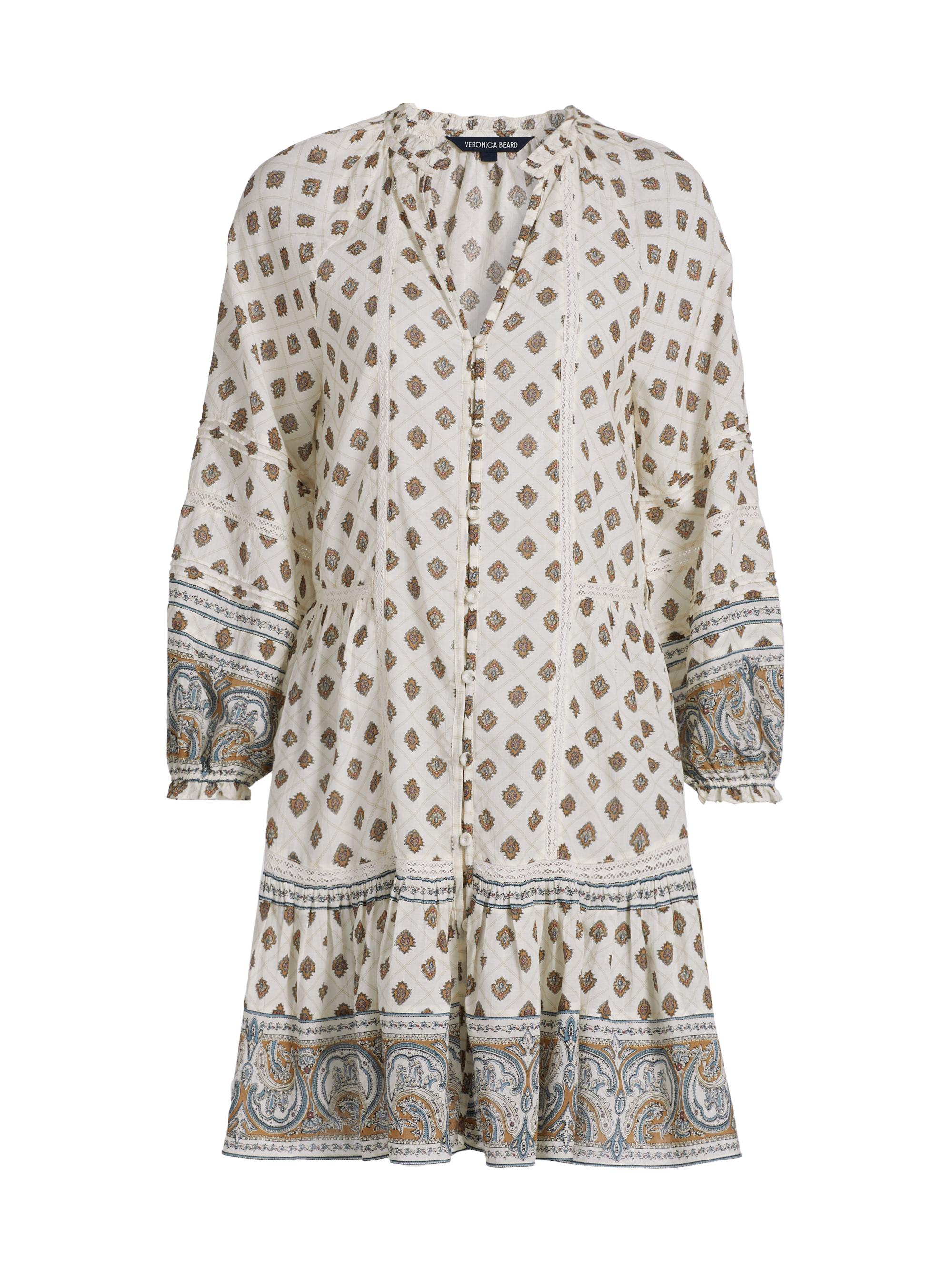 Veronica Beard Women's Belissa Printed Tunic Dress - Dove Multi