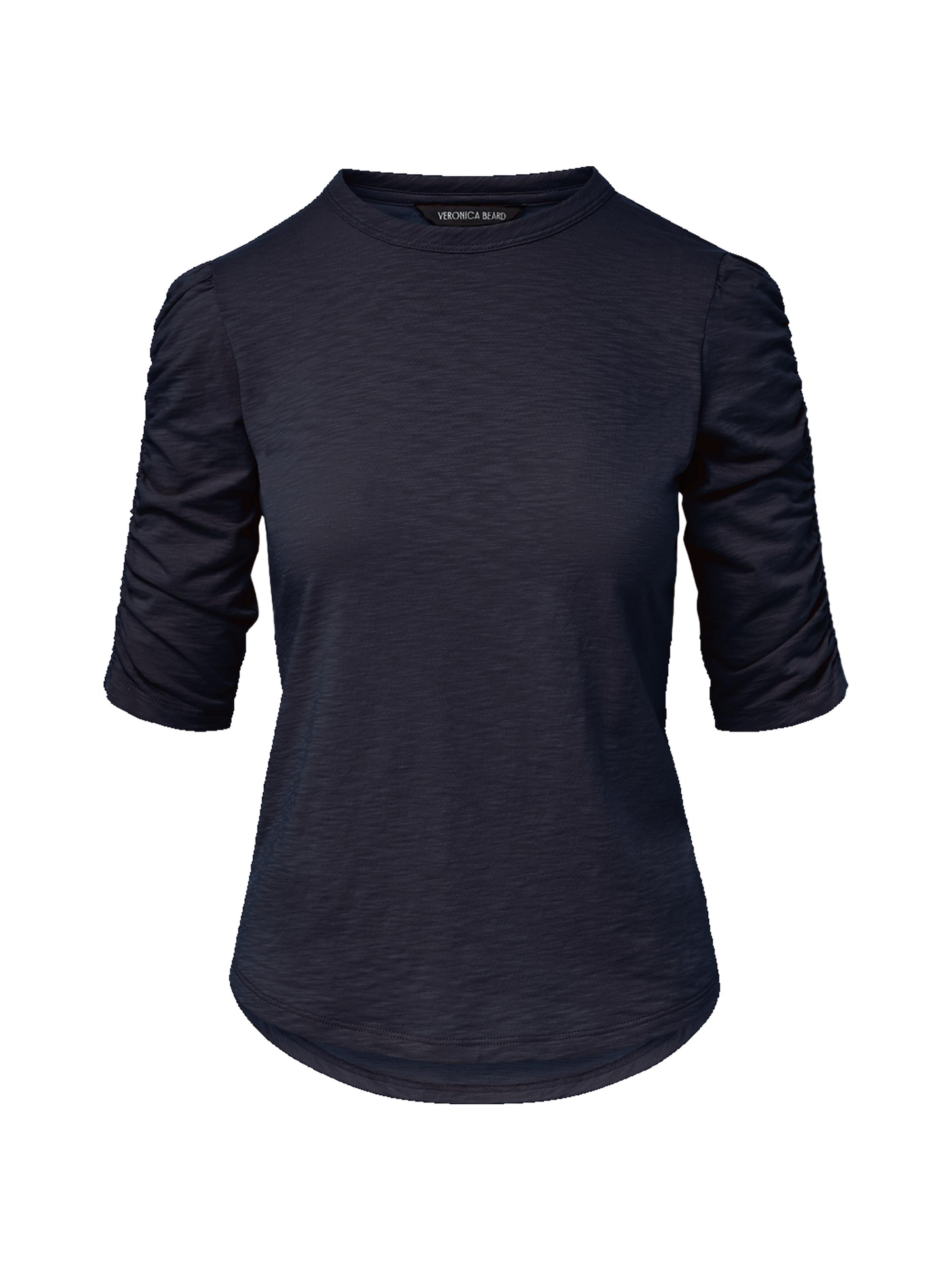 Veronica Beard Women's Waldorf Cotton T-Shirt - Navy