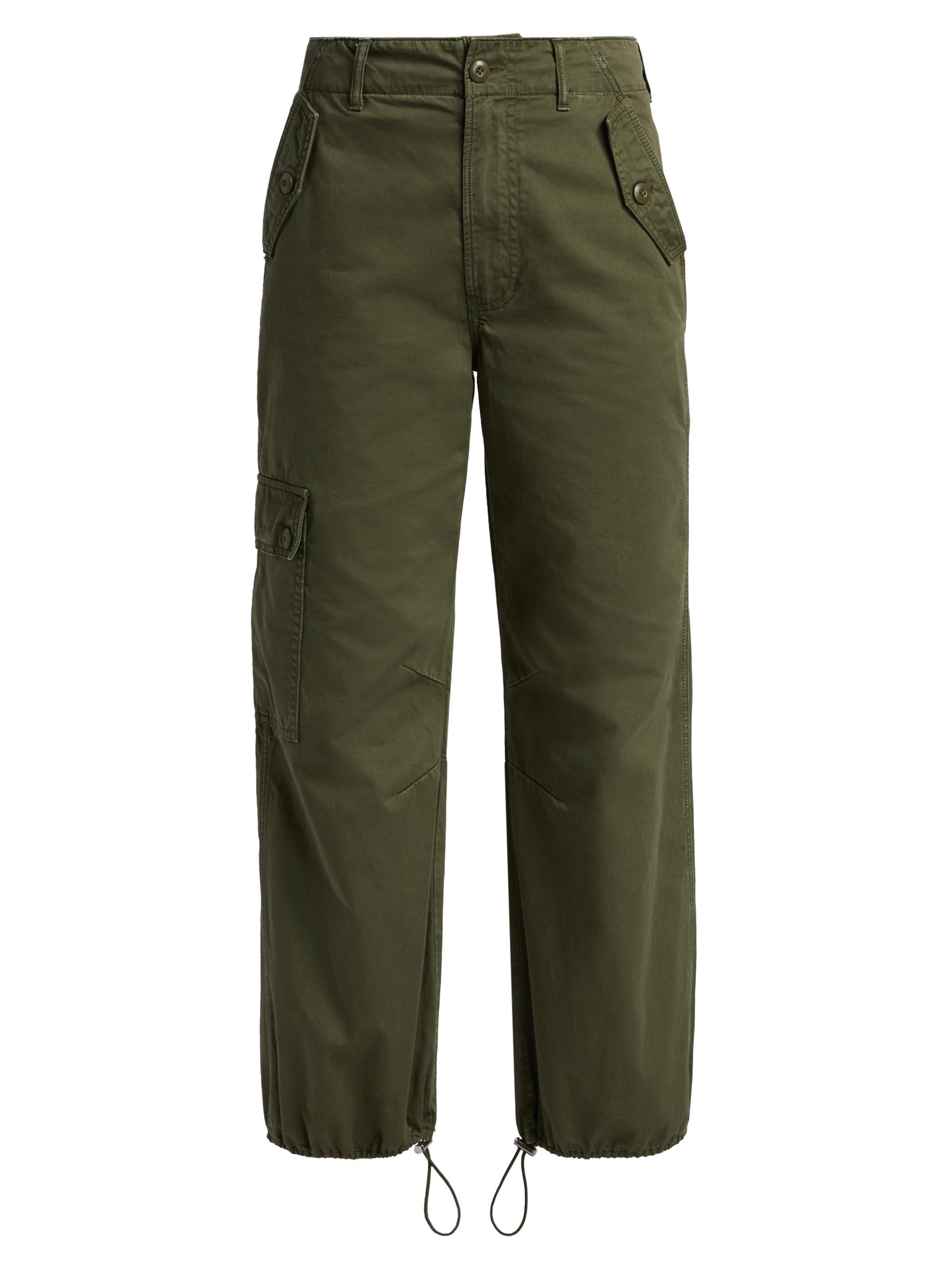 Veronica Beard Mandy Cotton Crop Parachute Pants | Saks Fifth Avenue