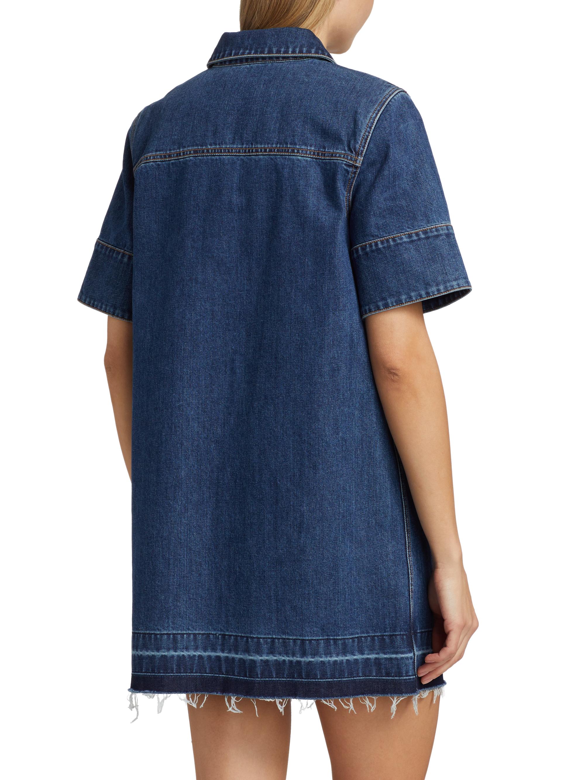 veronica beard catherine denim dress VERONICA BEARD Catherine denim mini dress