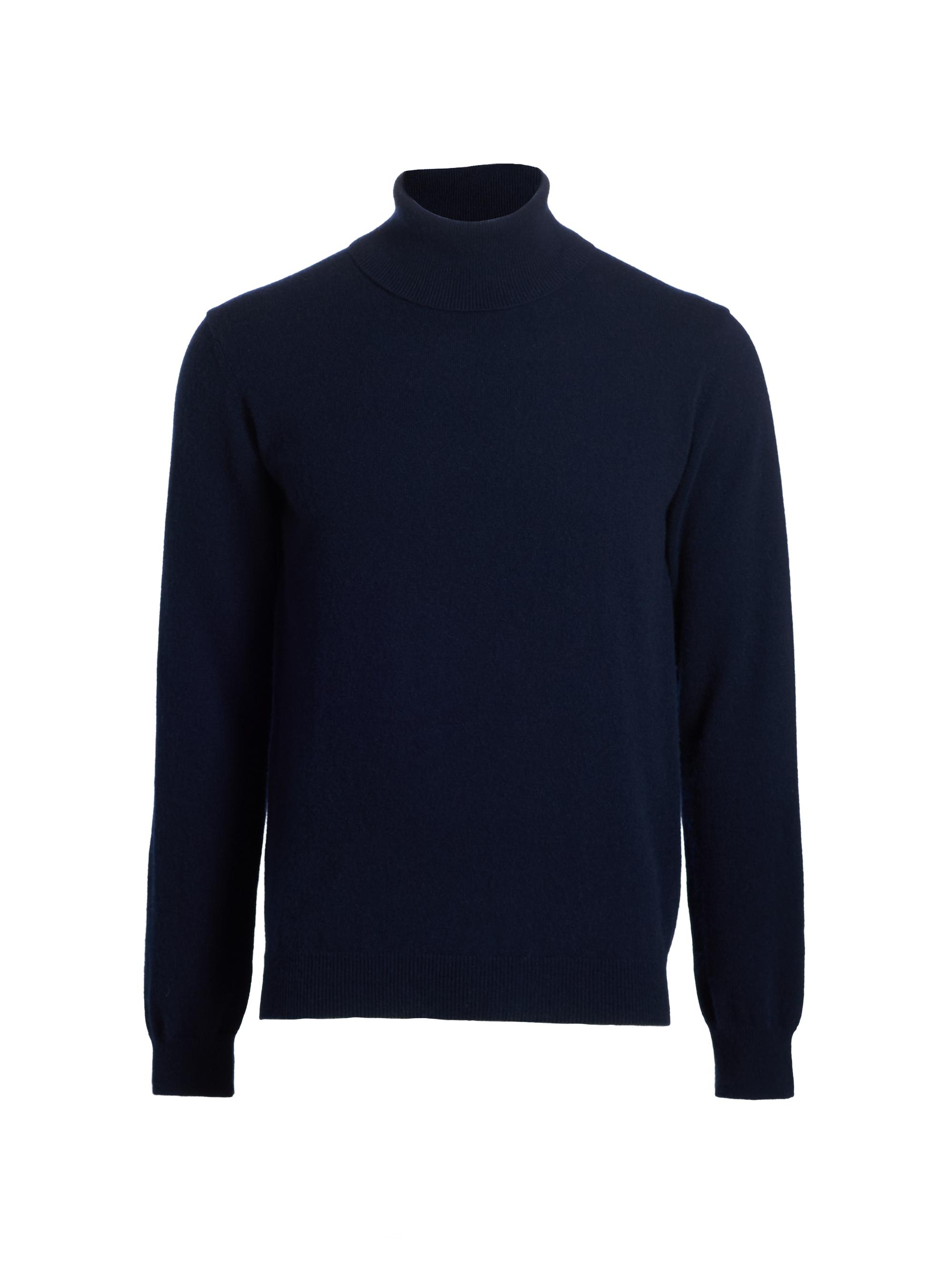 Saks Fifth Avenue Men's Cashmere Turtleneck Sweater - Navy