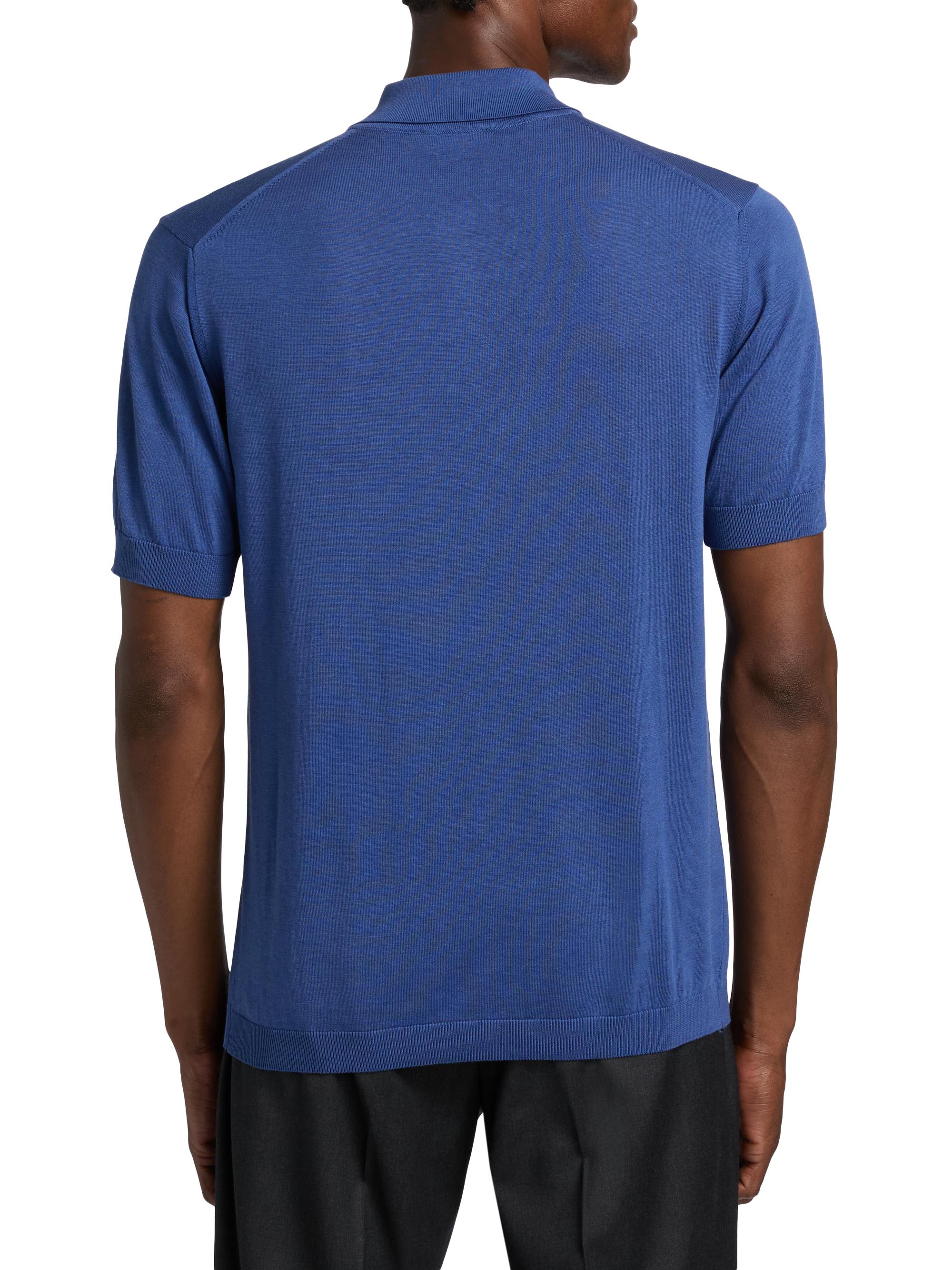 Saks Fifth Avenue Cotton-Silk Knit Polo Shirt | Saks Fifth Avenue