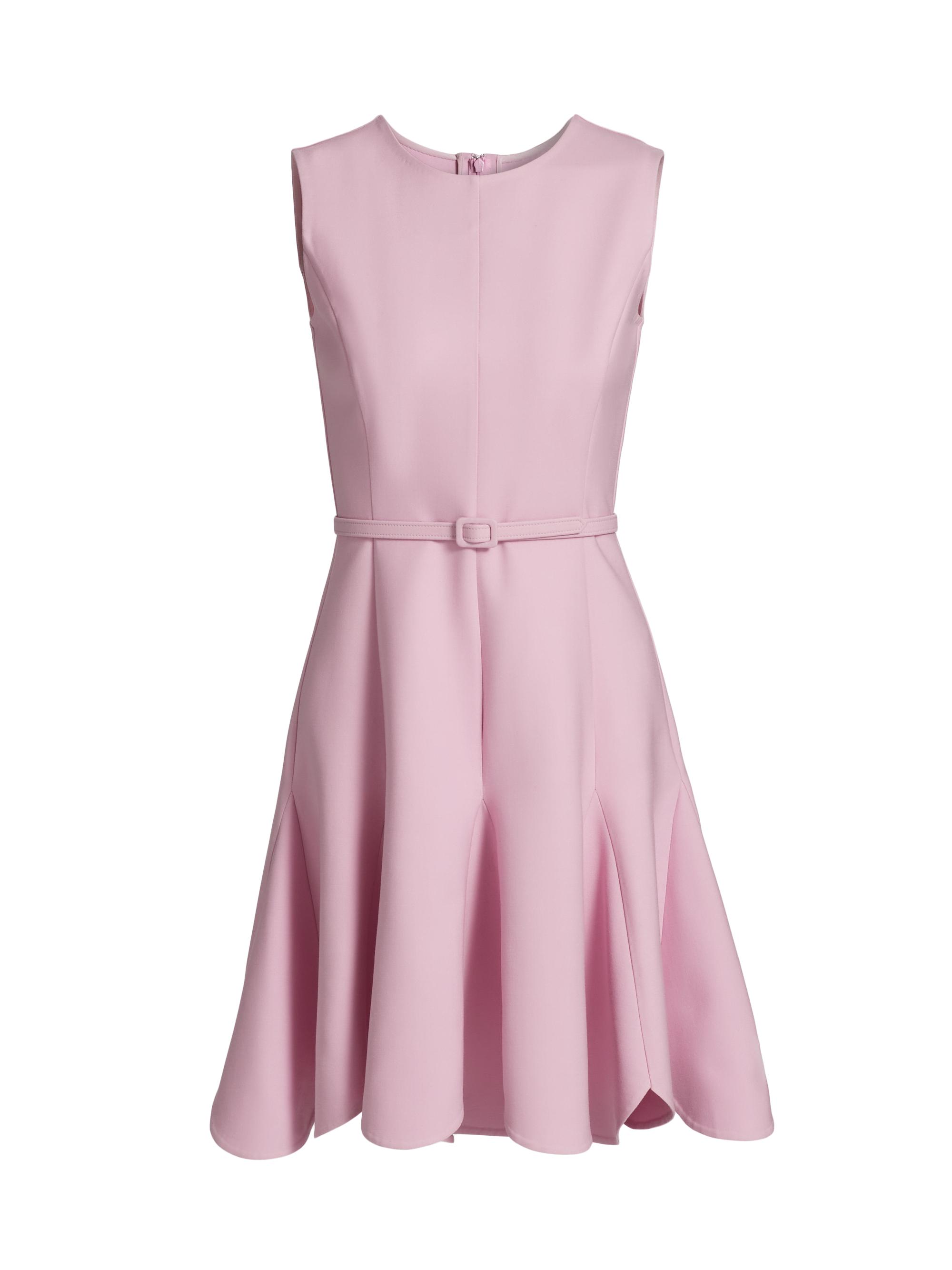 Oscar de la Renta Women's Stretch Wool Scalloped-Hem Minidress - Lily