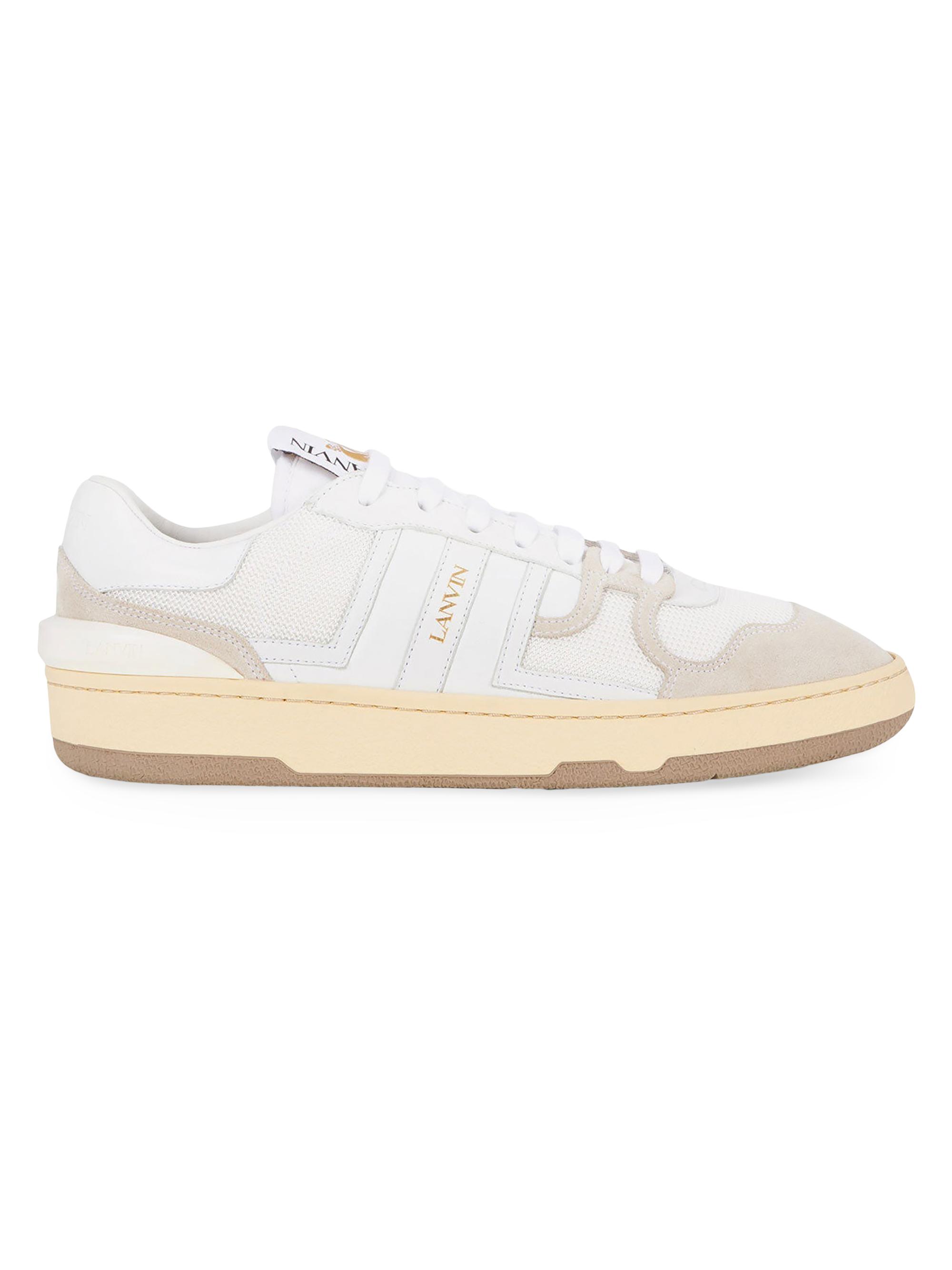 Lanvin Clay Mesh Sneakers - White