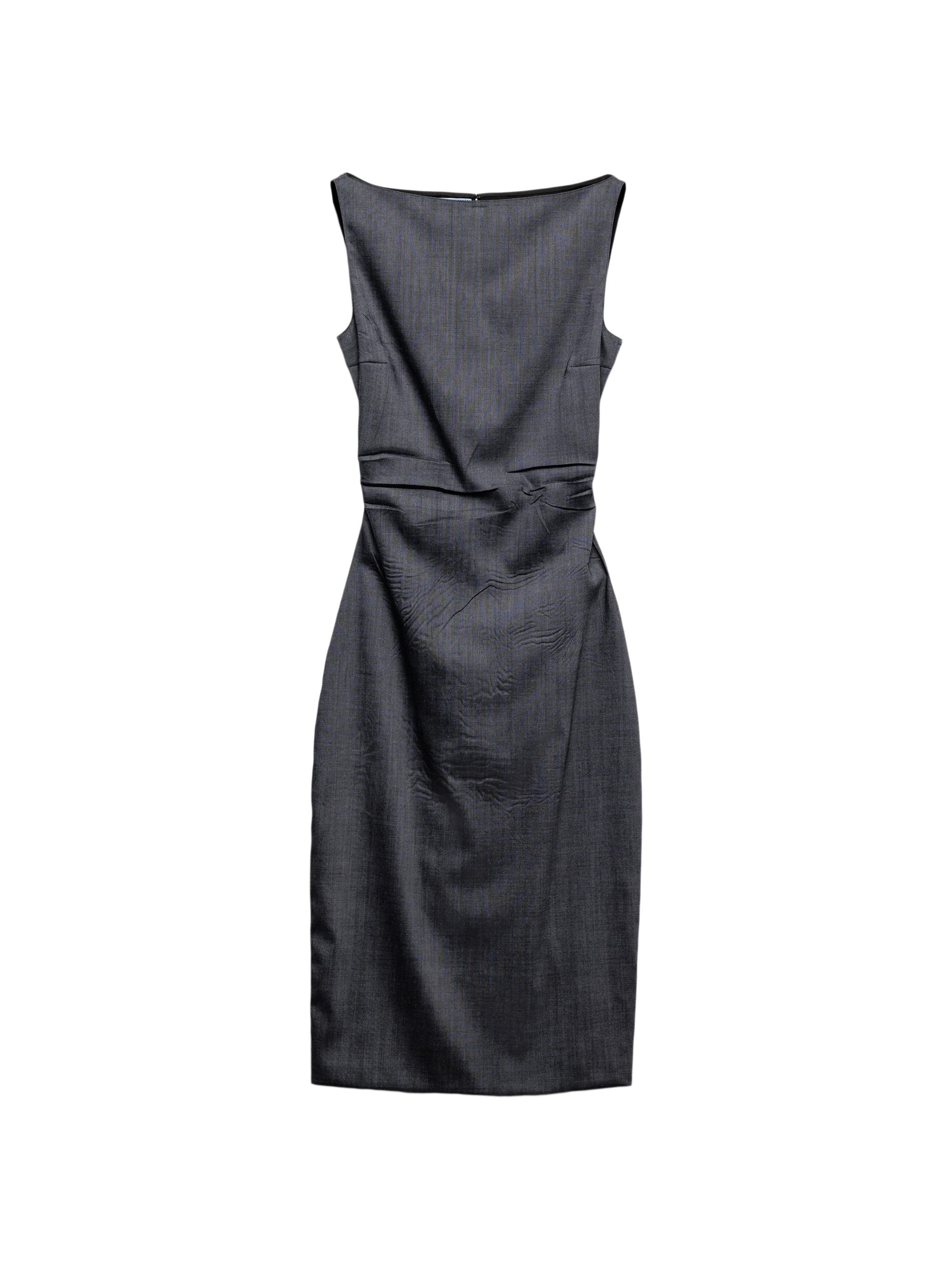 Prada Women's Stretch Kid Mohair Dress - Grey