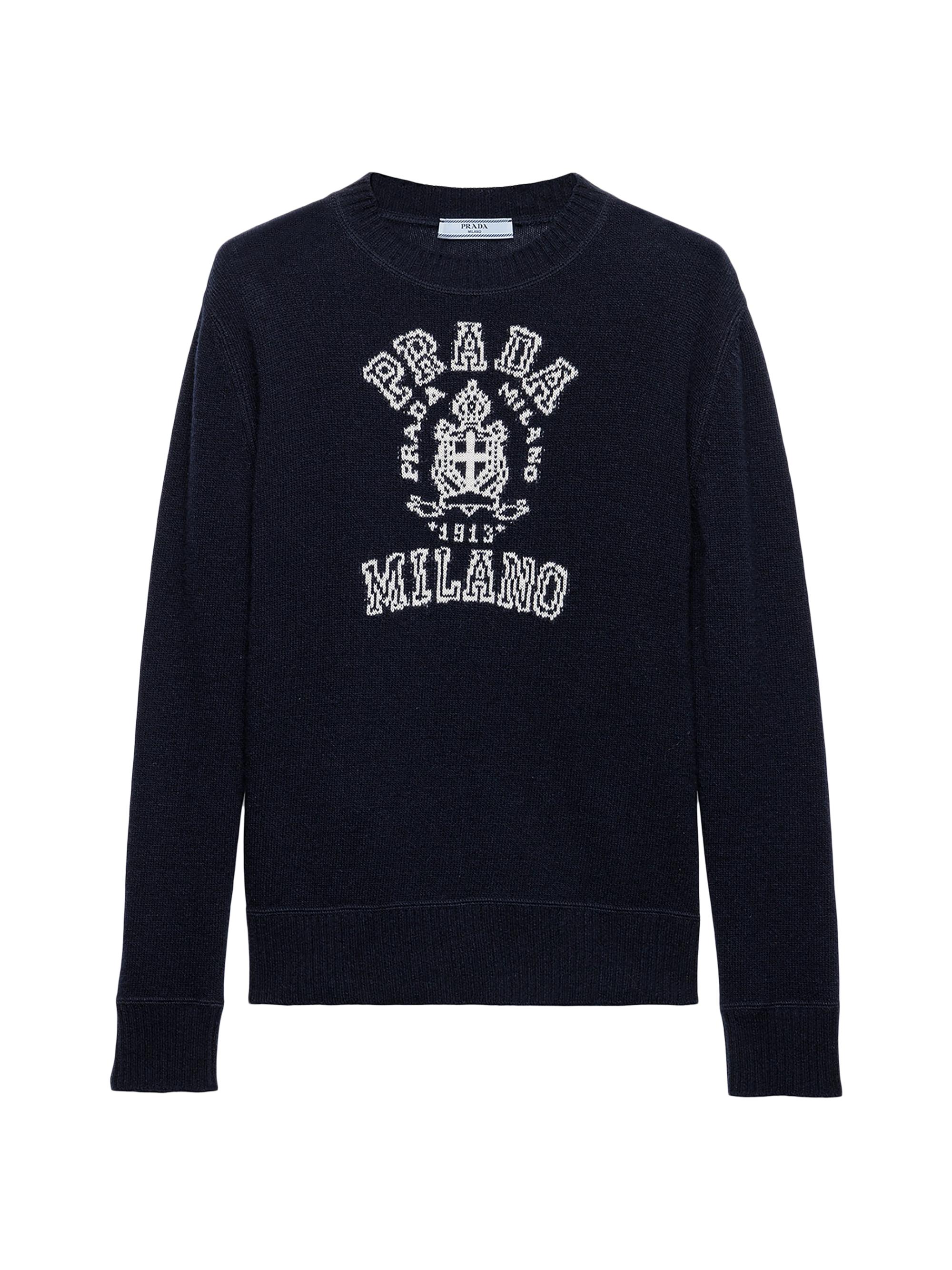 Prada Cashmere and Wool Crew-Neck Sweater | Saks Fifth Avenue