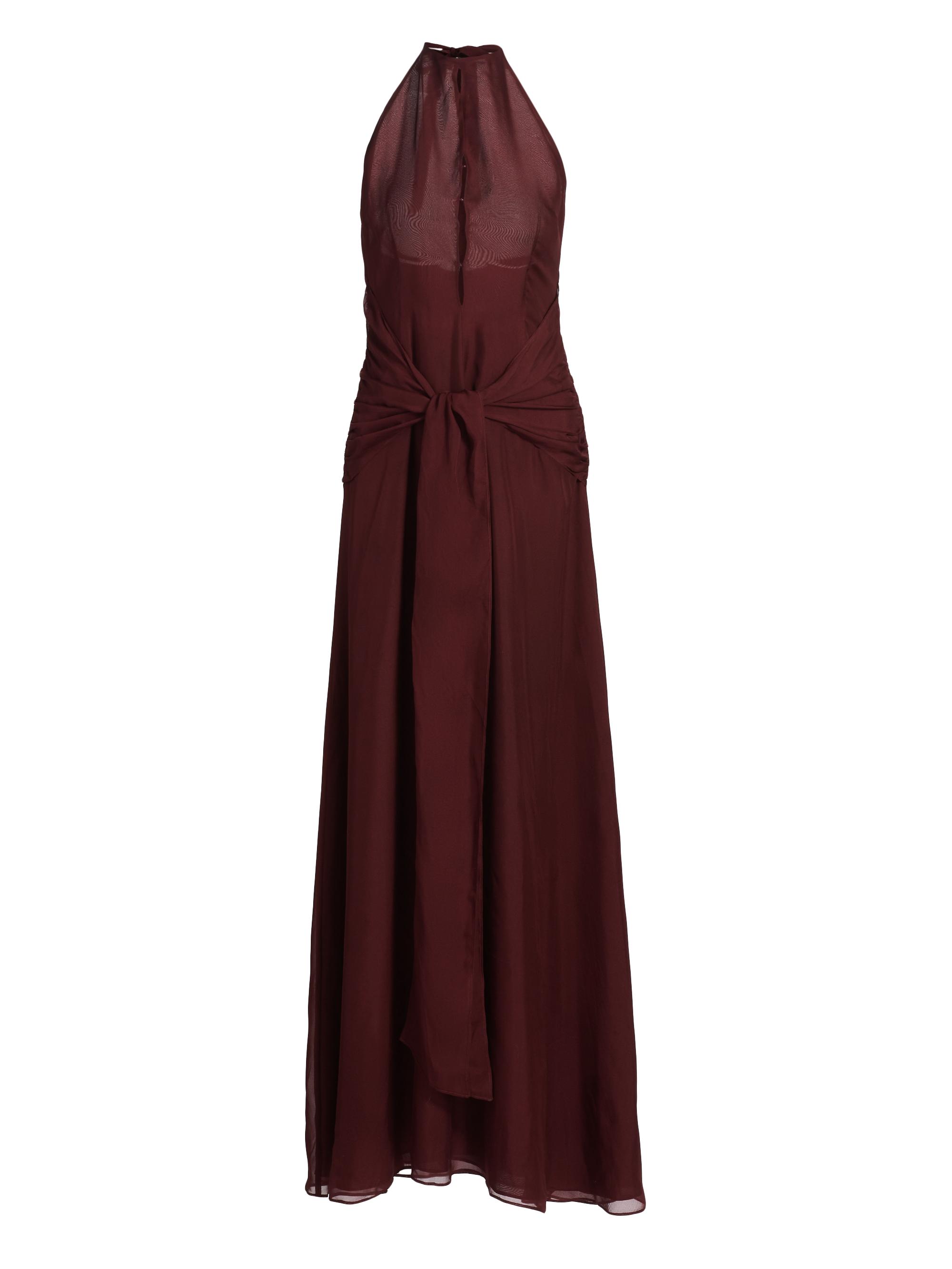 Azeeza Women's Ayva Silk-Chiffon Halterneck Gown - Wine