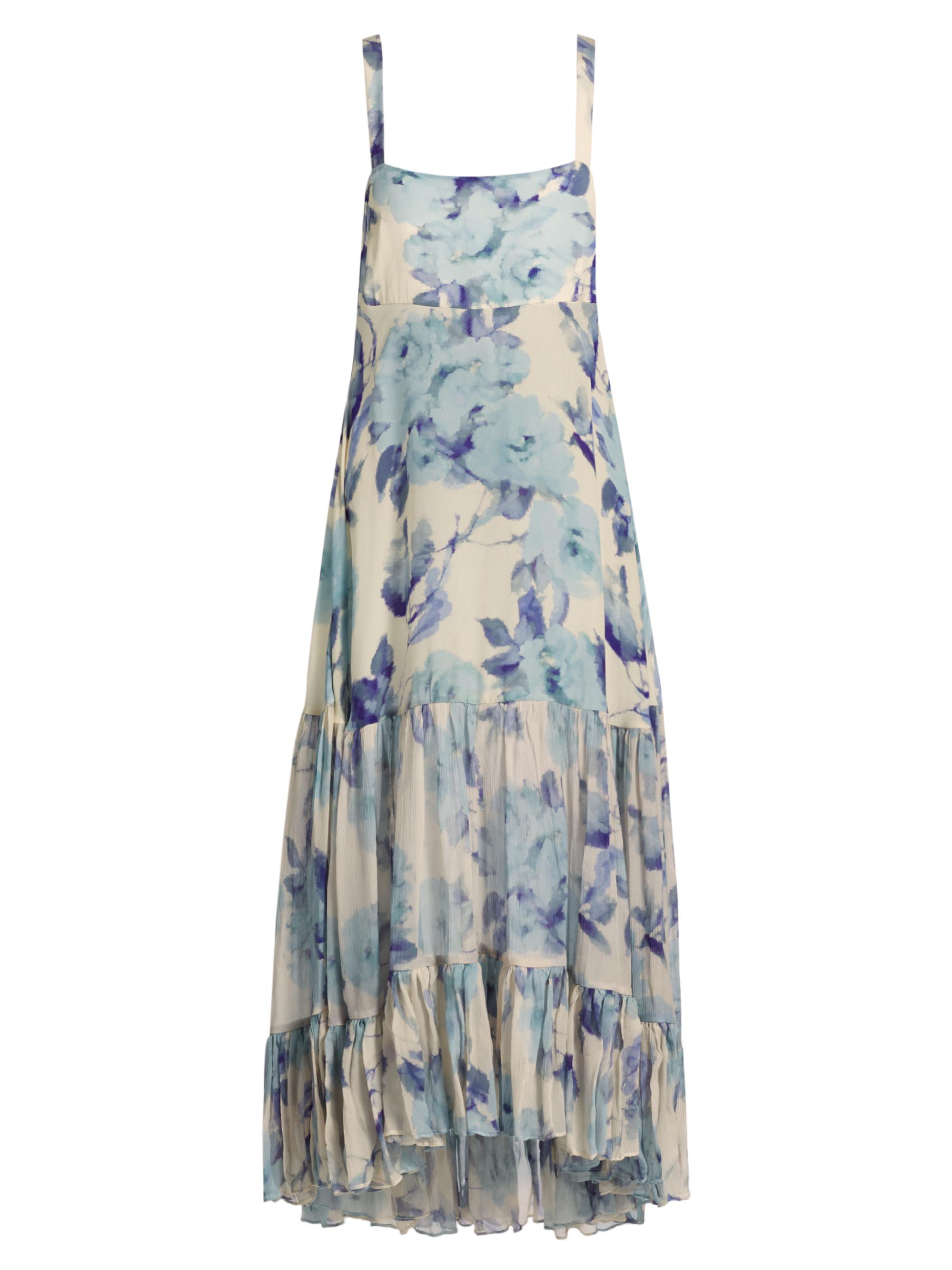 Azeeza Women's Bellevue Silk Chiffon Maxi Dress - Blue Rose