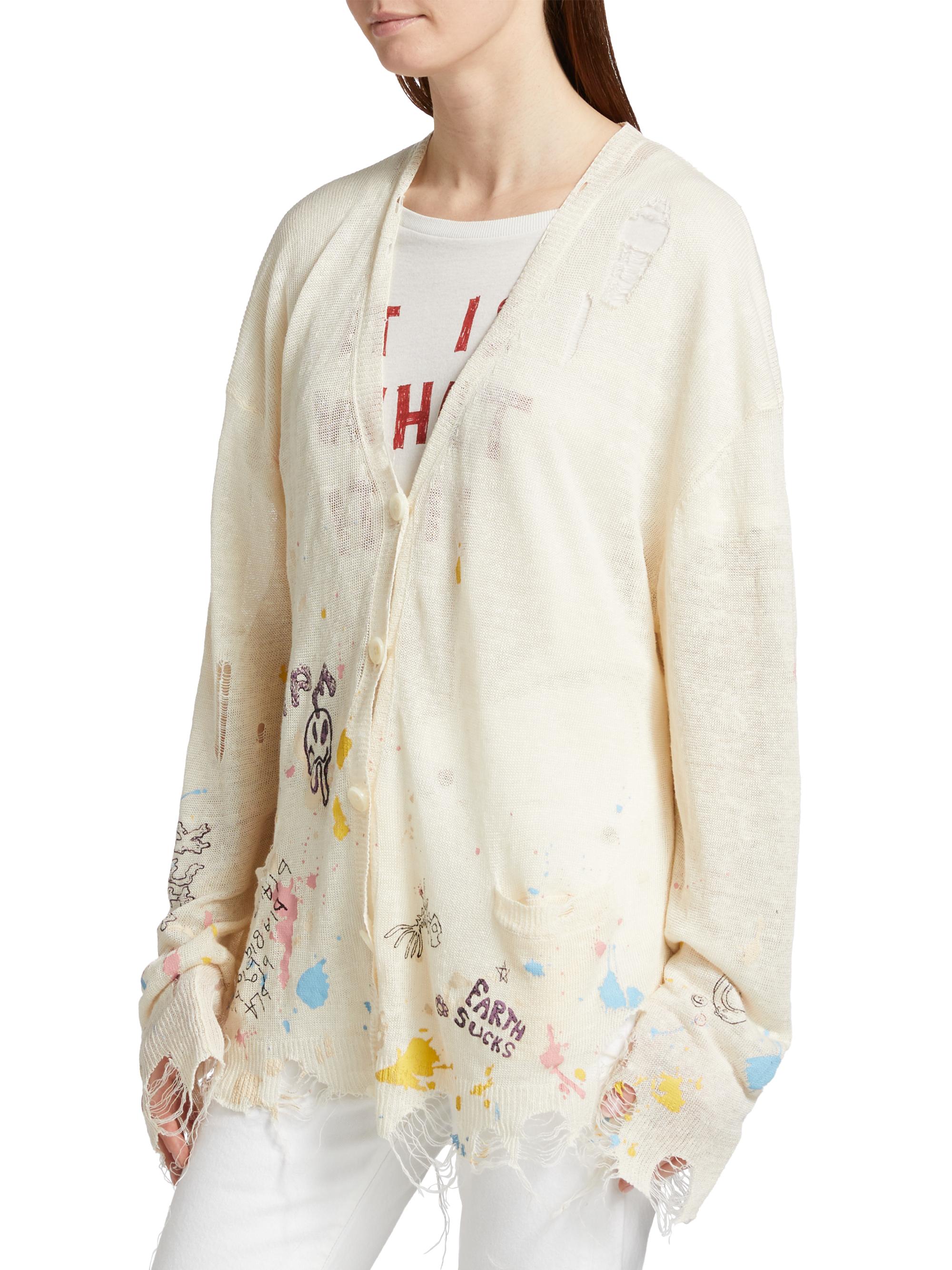 ジャケット・アウター seesee graffti cardigan seesee graffti cardigan