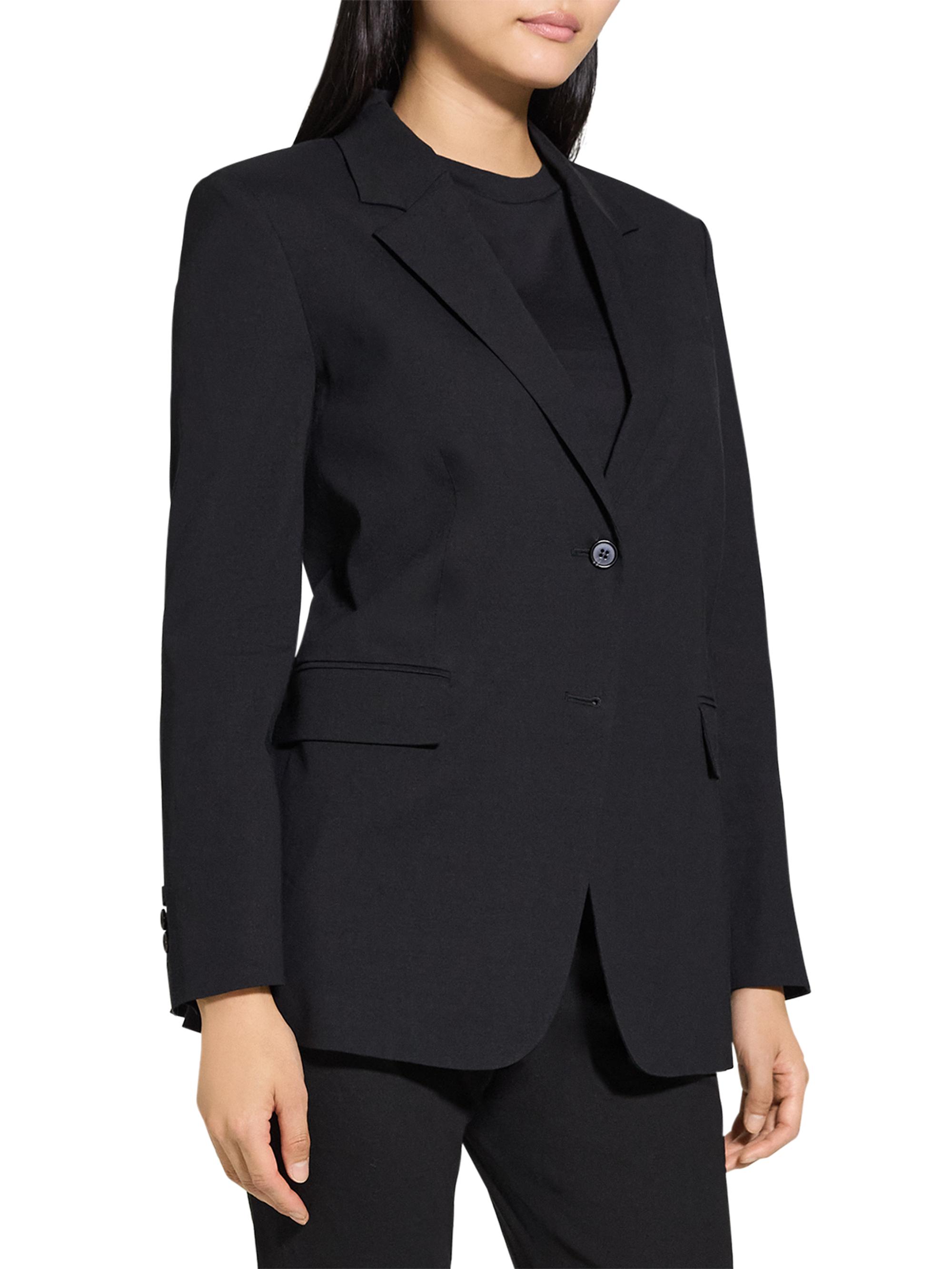 【Theory】2020年 FITTED BLAZER ブレザー 0 セオリー THEORY Oxford blazer | THE OUTNET