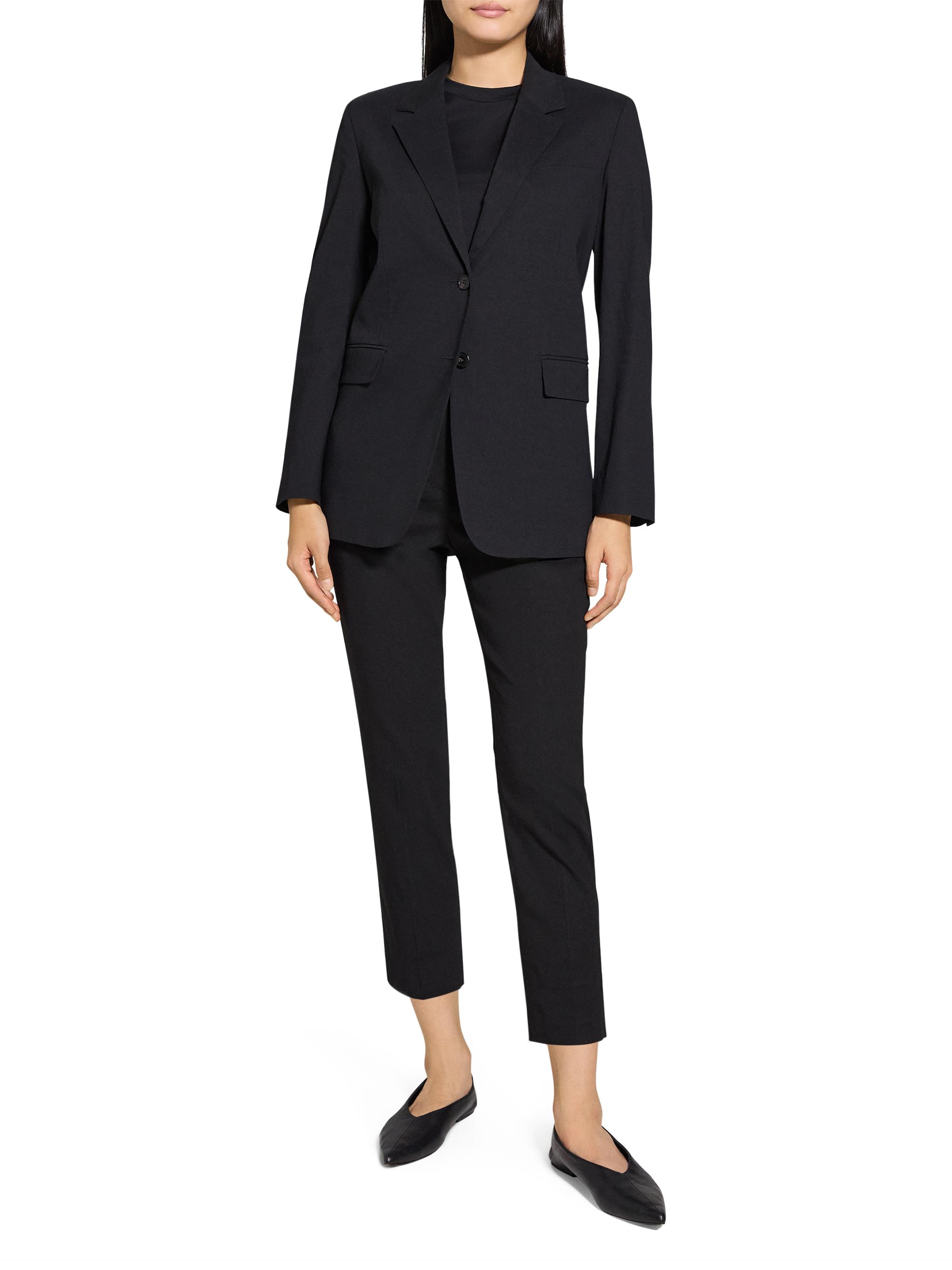 Theory Oversized Straight-Fit Single-Breasted Blazer | Saks Fifth