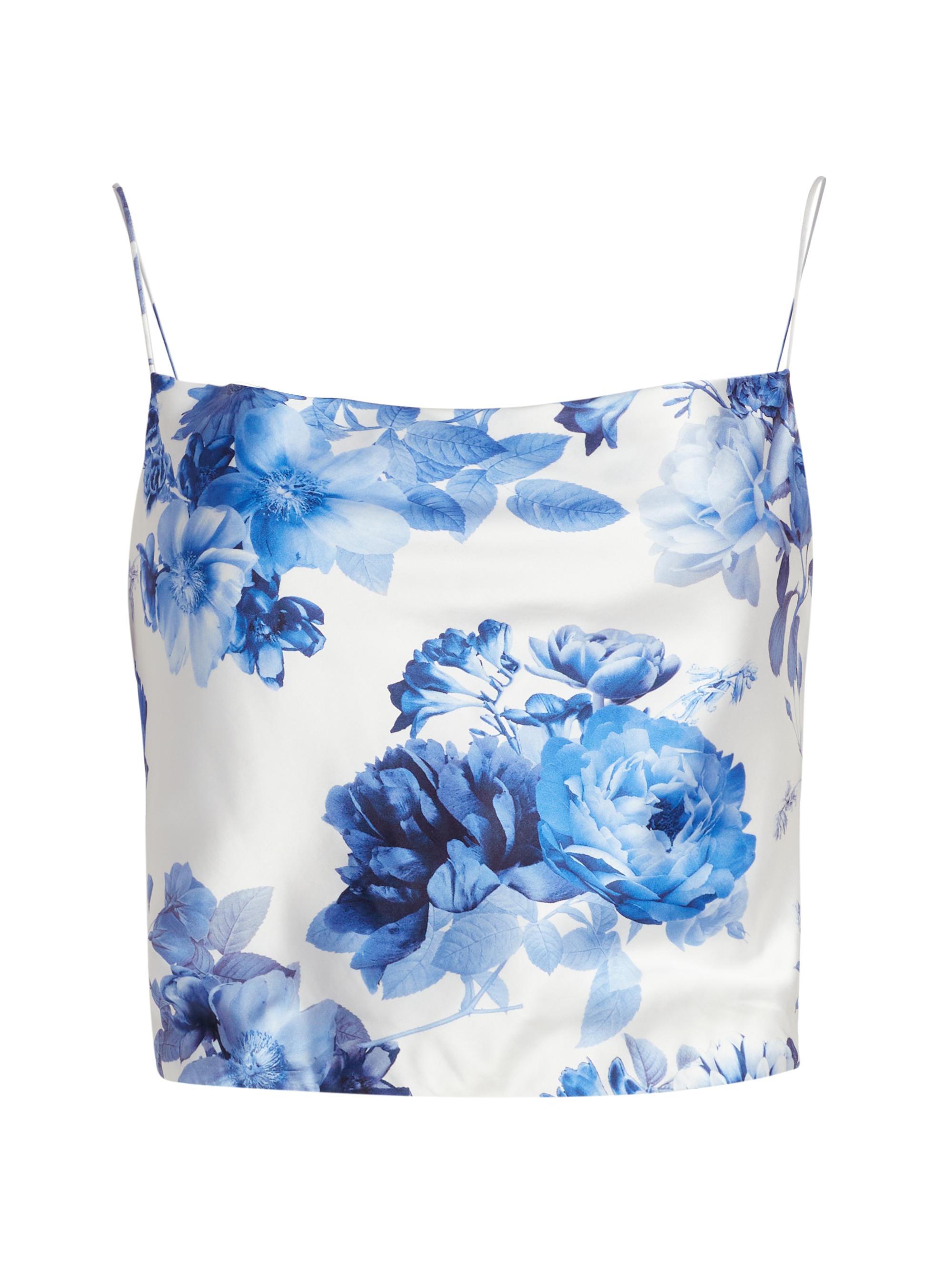 ALICE + OLIVIA Women's Valentina Draped Cropped Corset Top - Affection Small