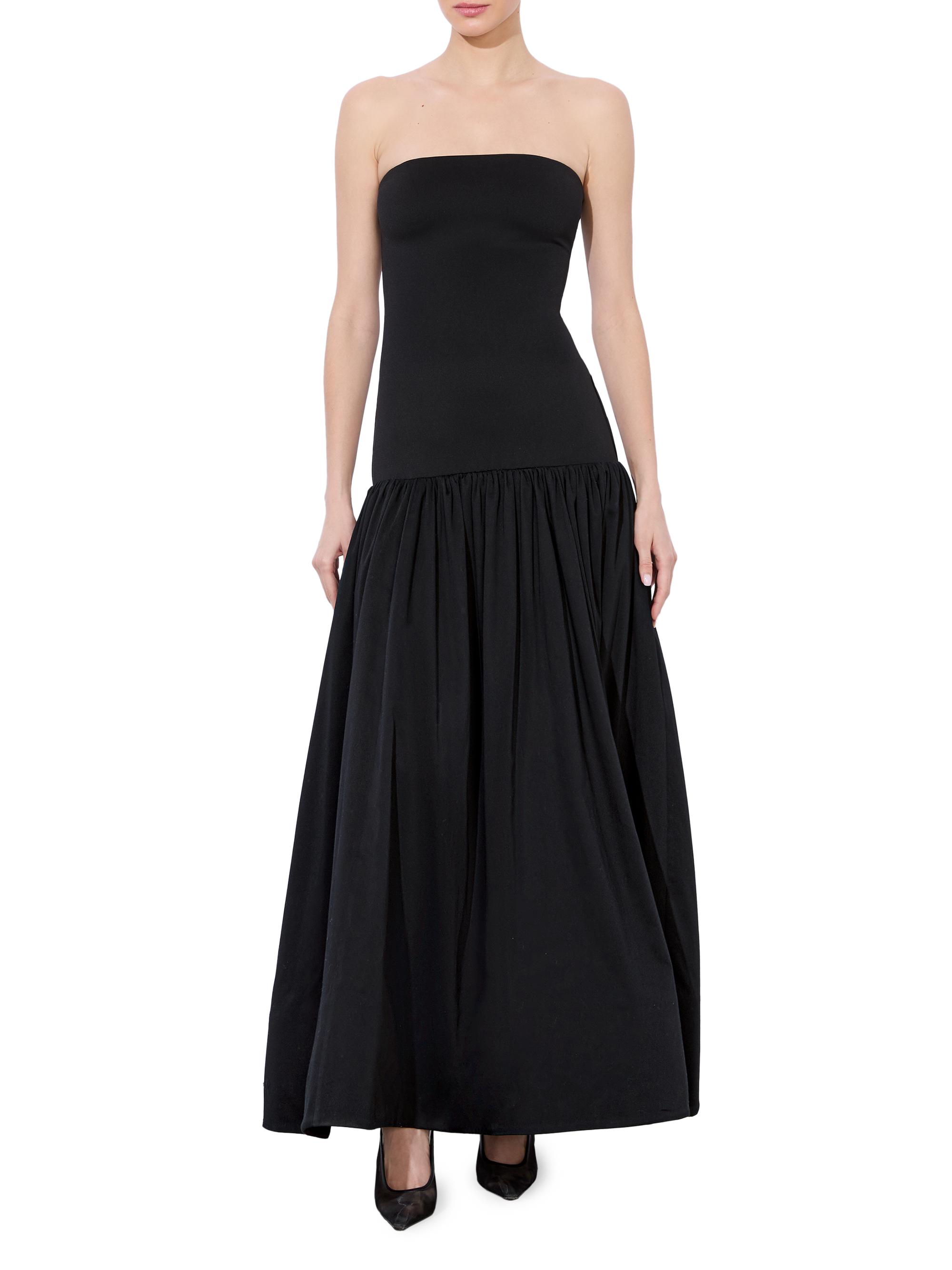 Alice + Olivia Oriana Strapless Drop-Waist Midi-Dress | Saks Fifth