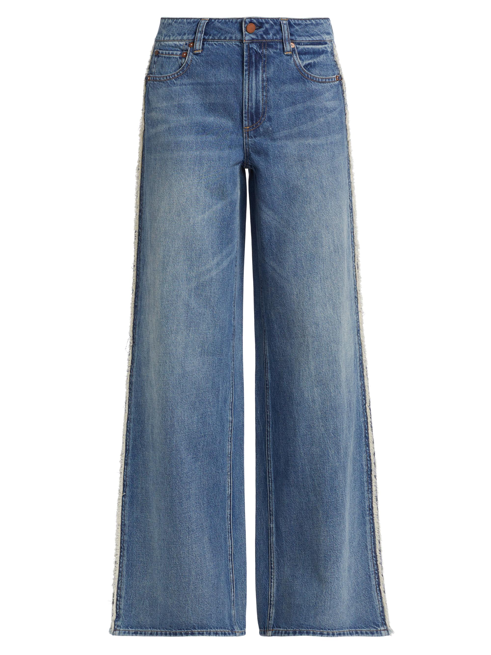 Alice + Olivia High-Rise Double Waistband Cool Jeans | Saks Fifth