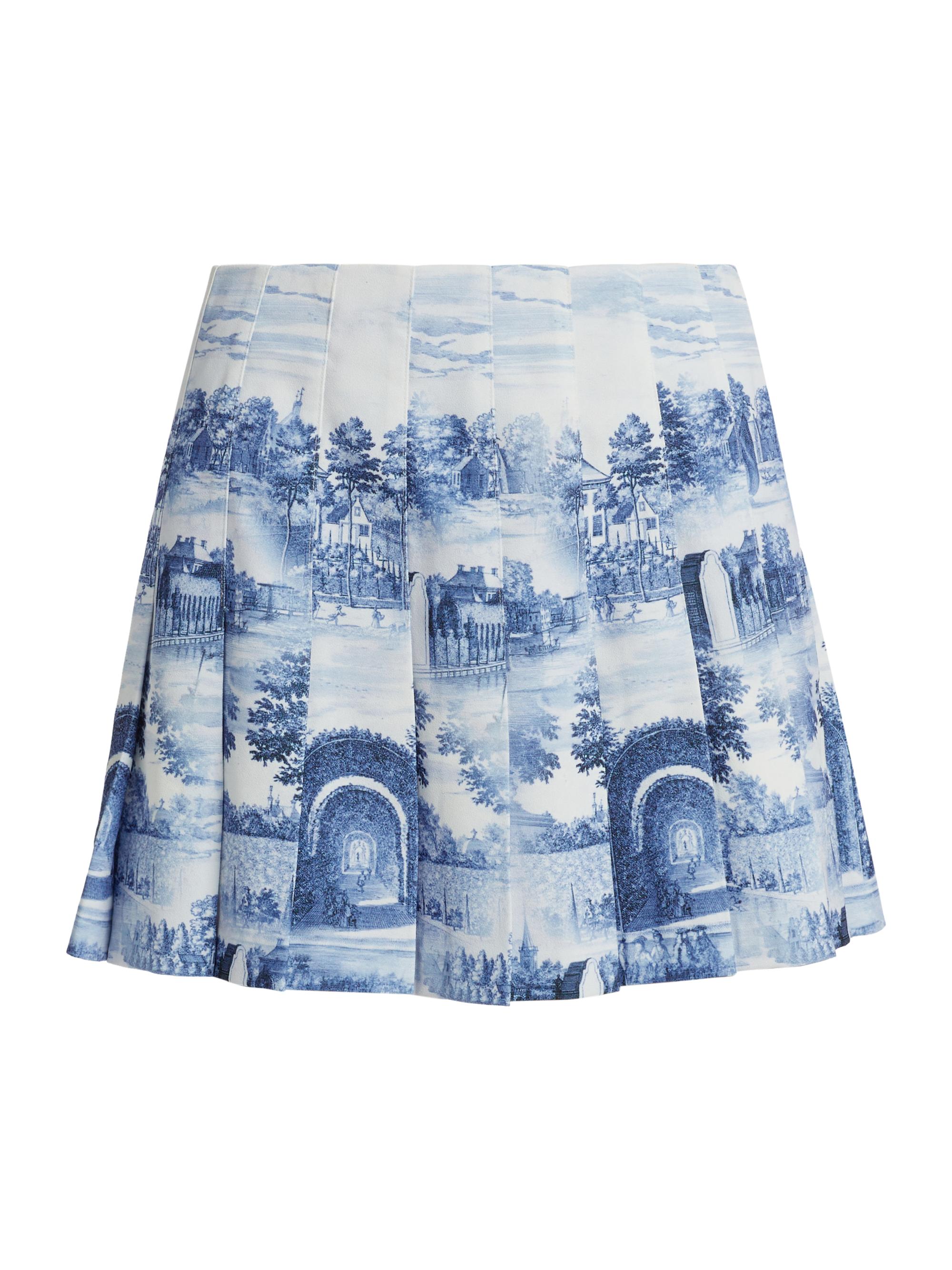 Alice + Olivia Carter Pleated Miniskirt | Saks Fifth Avenue