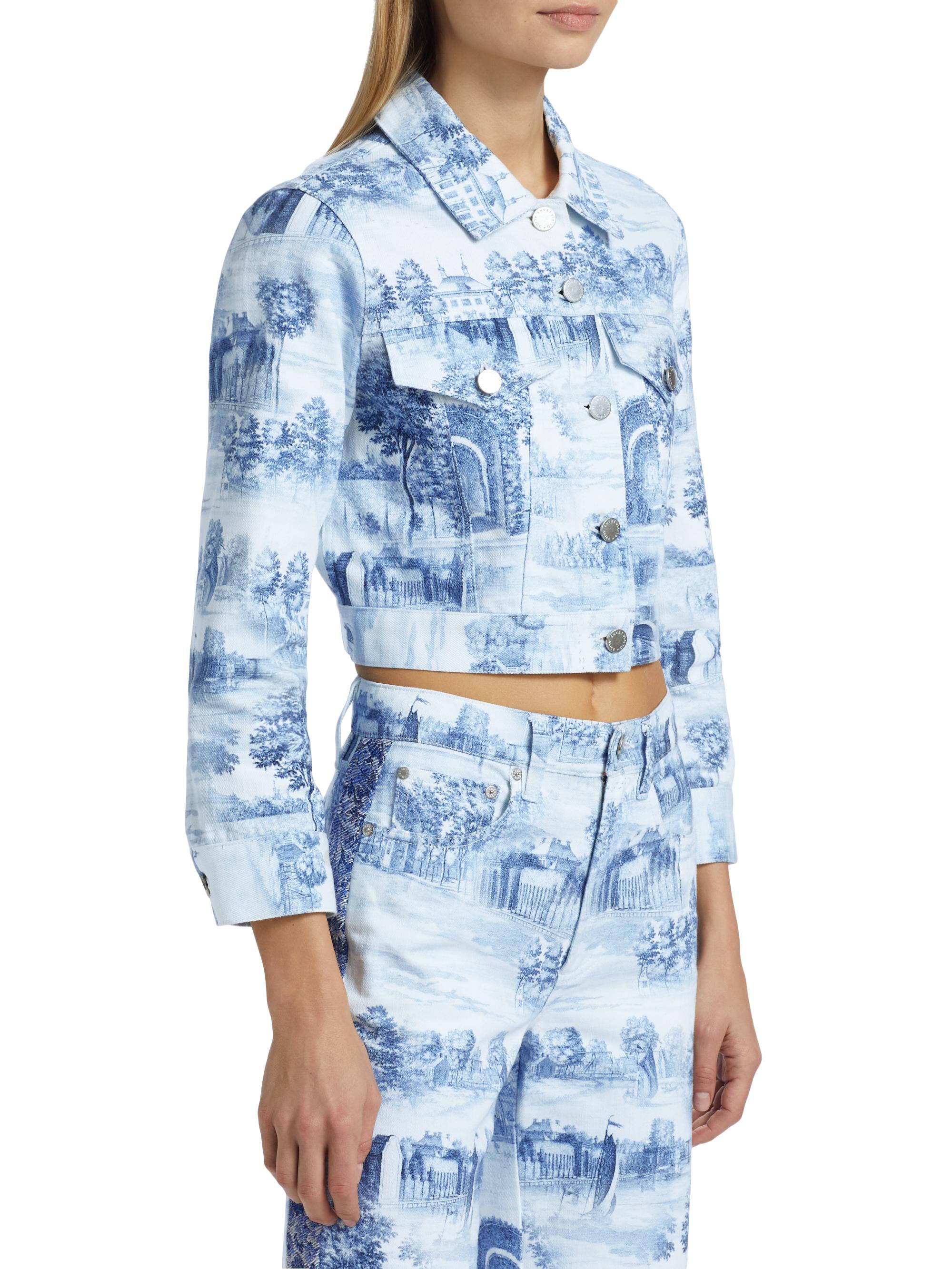 Alice + Olivia Chloe Boxy Crop Jacket | Saks Fifth Avenue